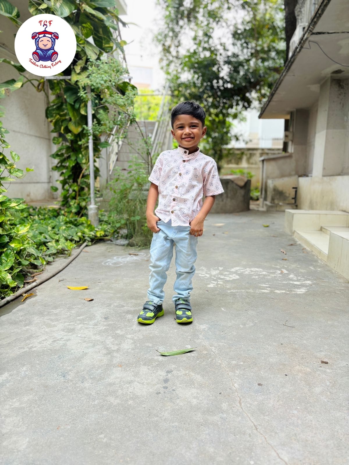 Lite Pink - Boys Readymade Ikat Shirts