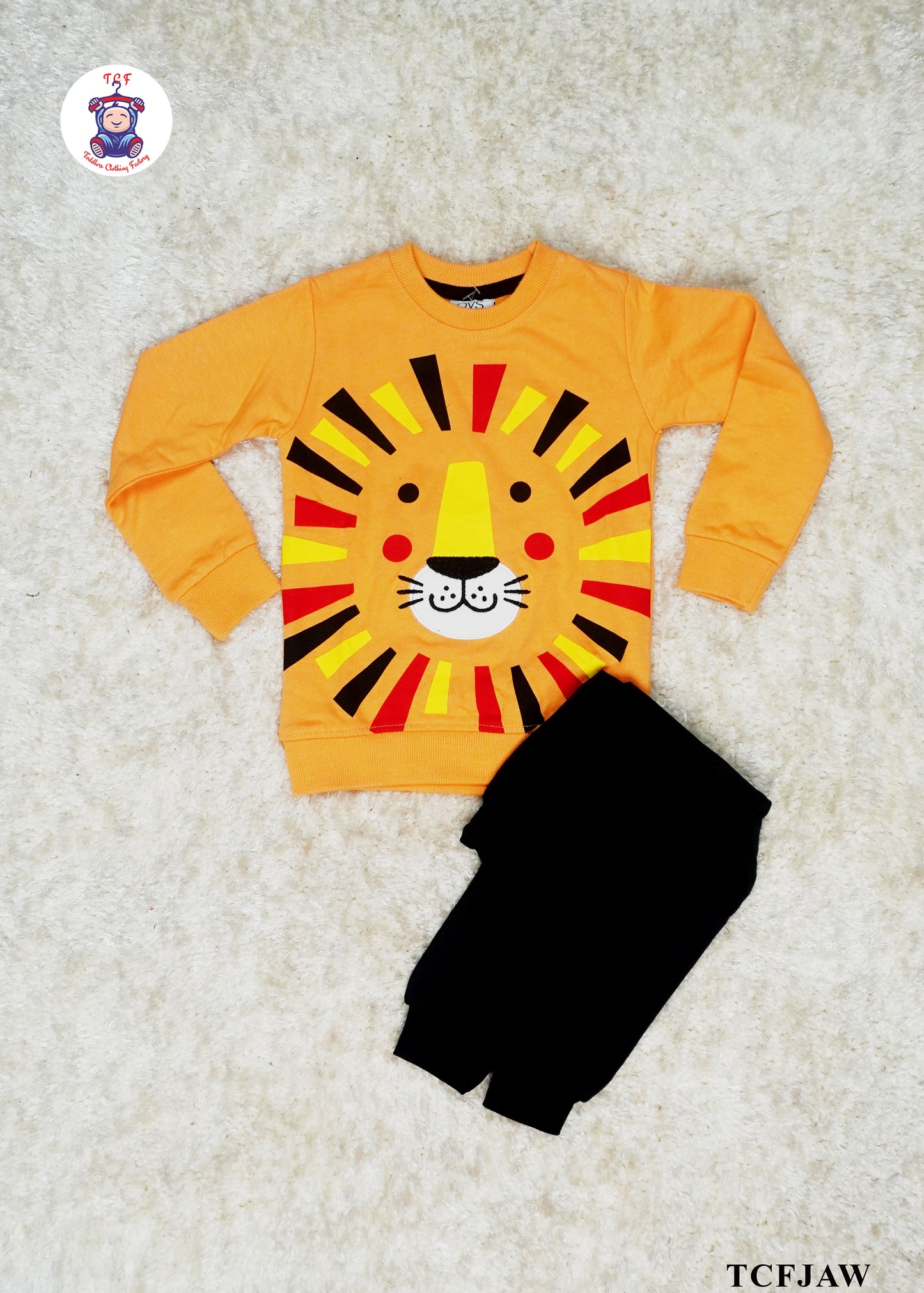 Orange & Black - Boys OVS Jogger Set