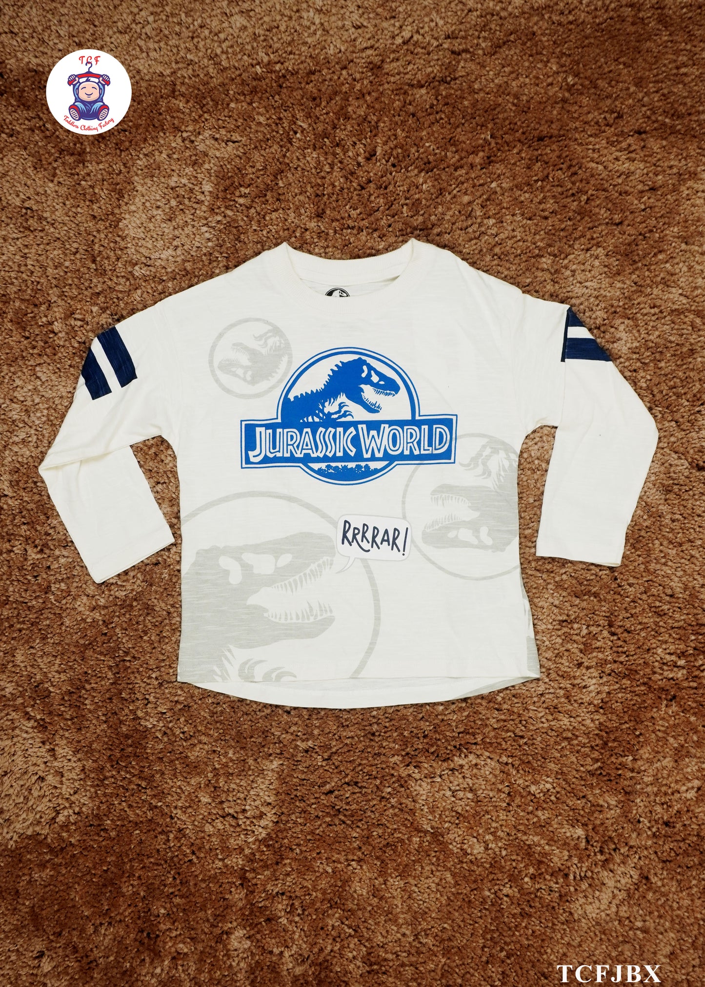 White - Boys Jurassic Park Tshirt FS