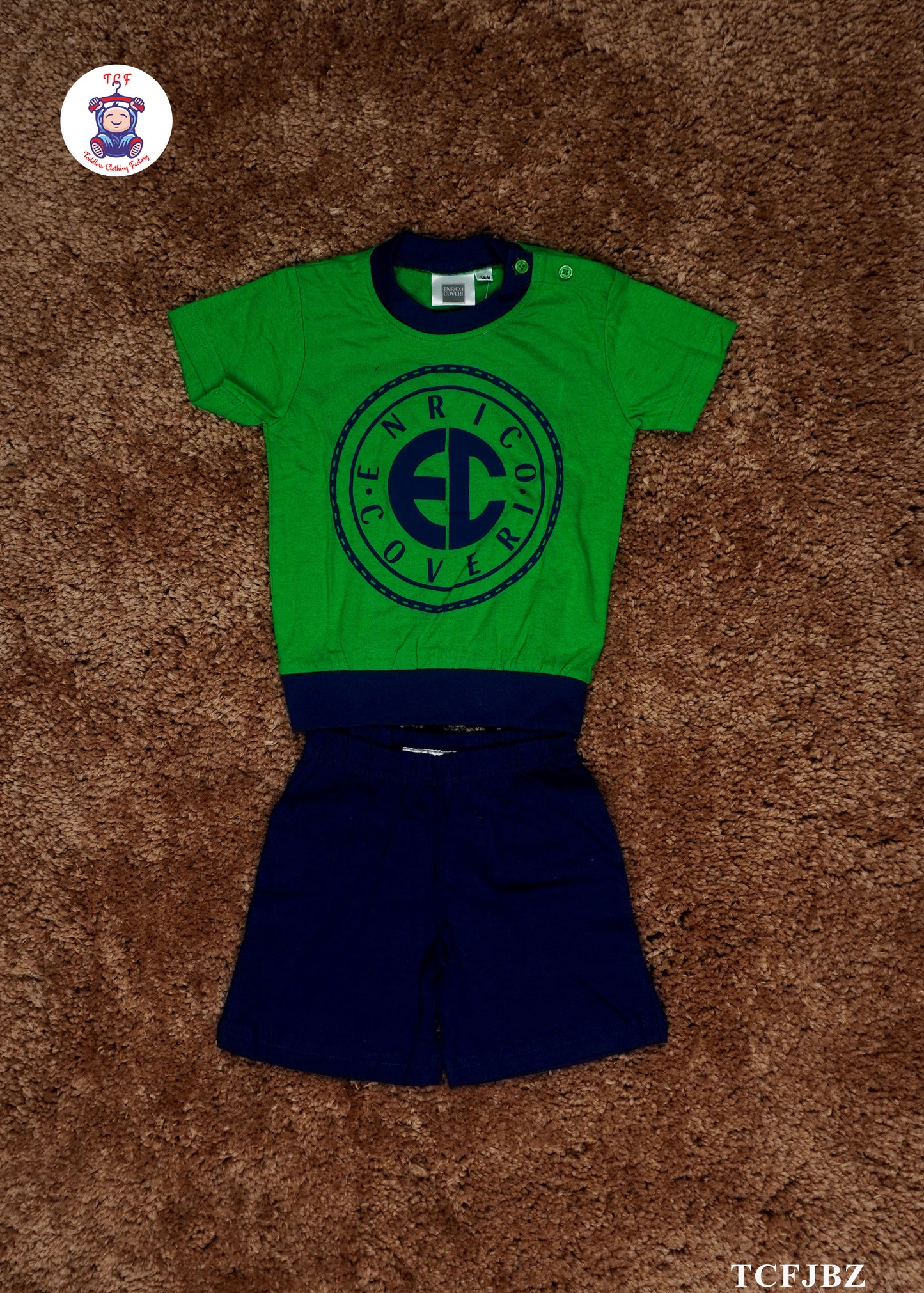Green - Girls Shorts and Tshirt