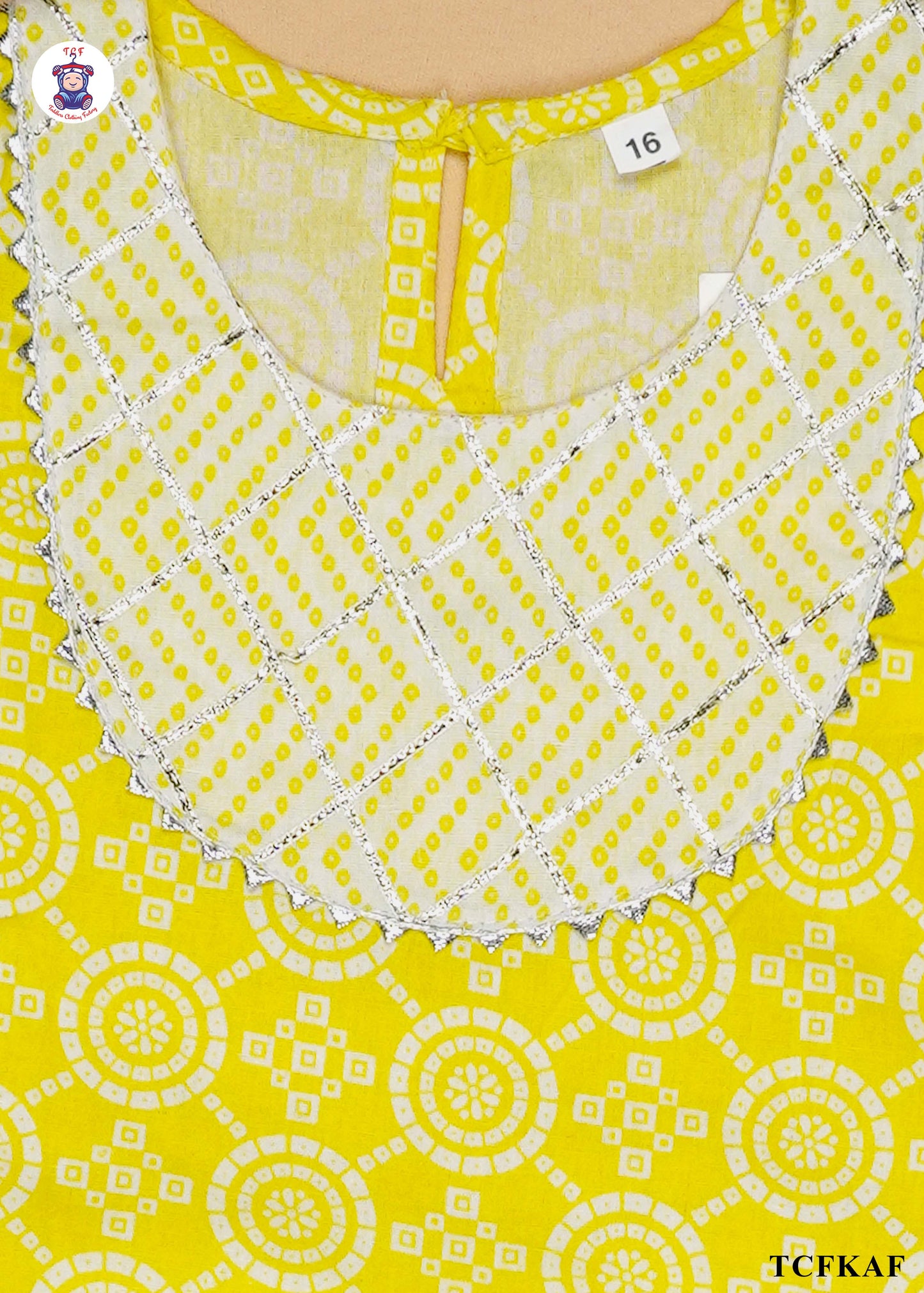 Lime - Printed Kurti Set
