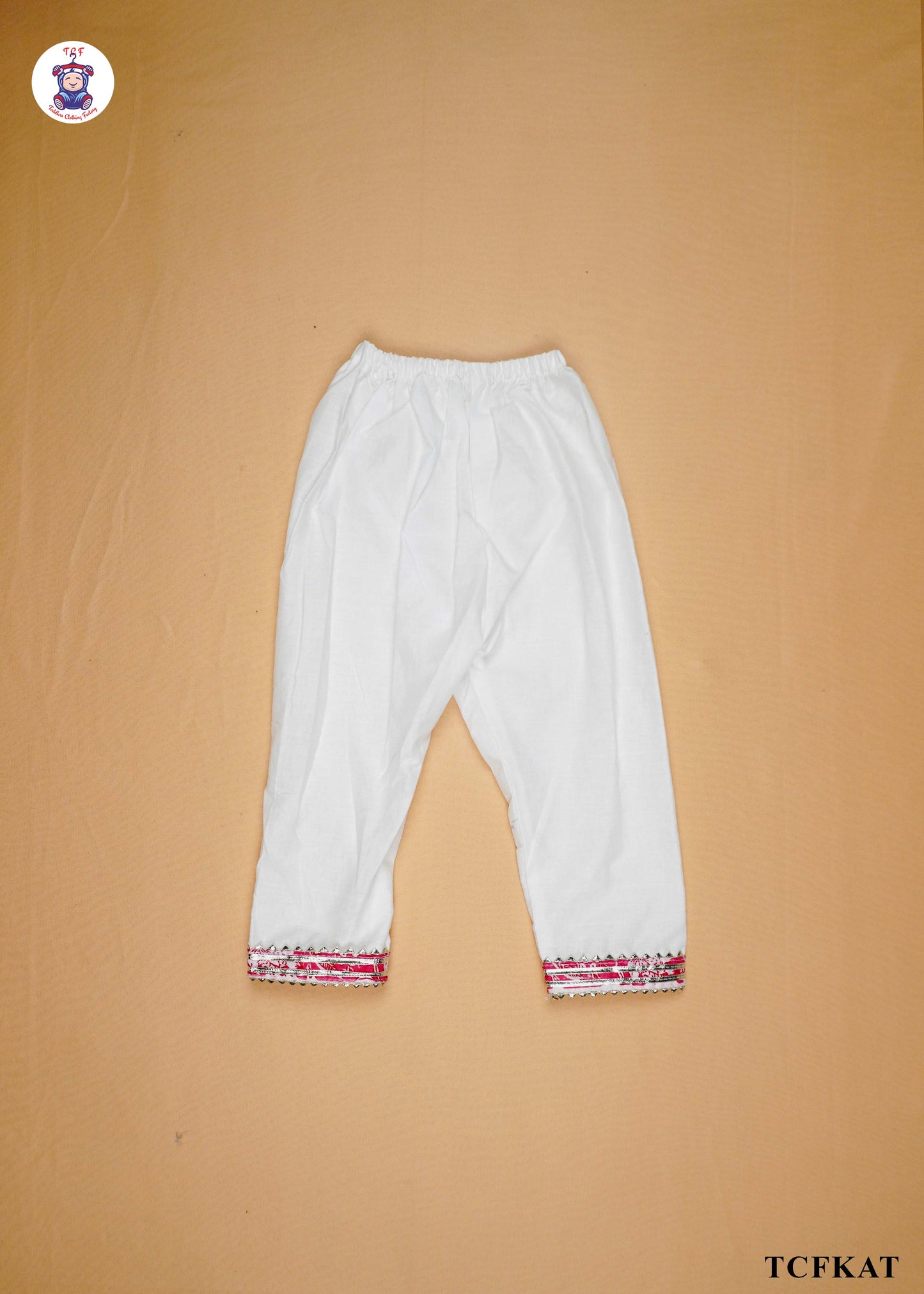 Bright Pink & White - Floral Printed Umbrella Kurti Set with Dupatta