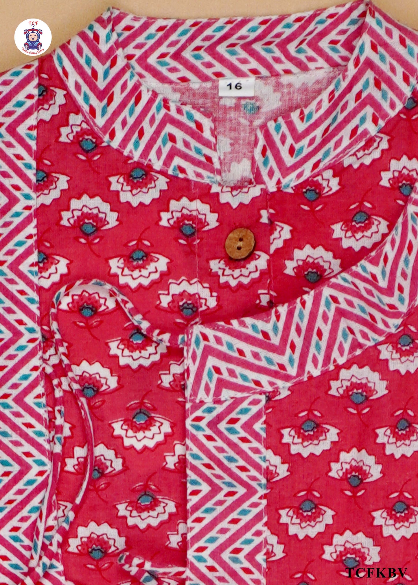 Pink Sherbet - Printed Kurti Dhoti Set