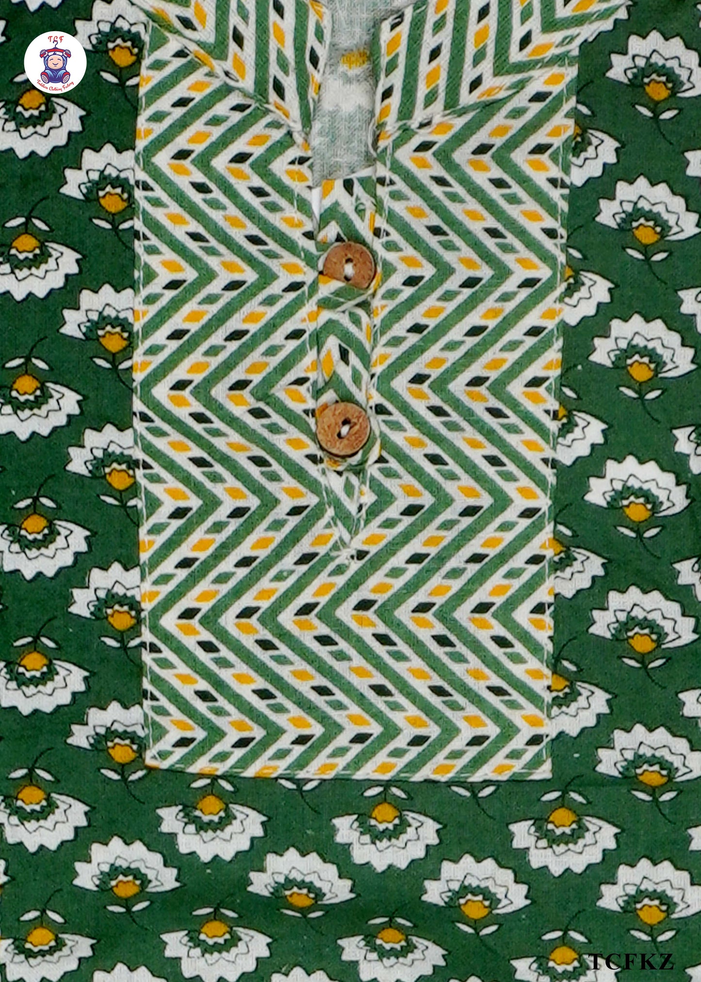 Green - Kids Readymade Top & Bottom