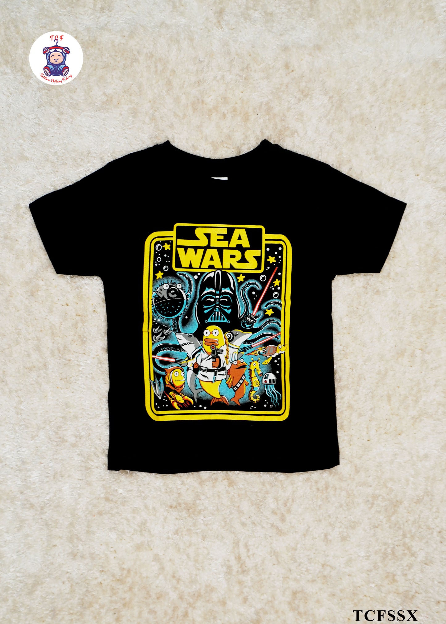 Black - Boys Tees Sea Wars