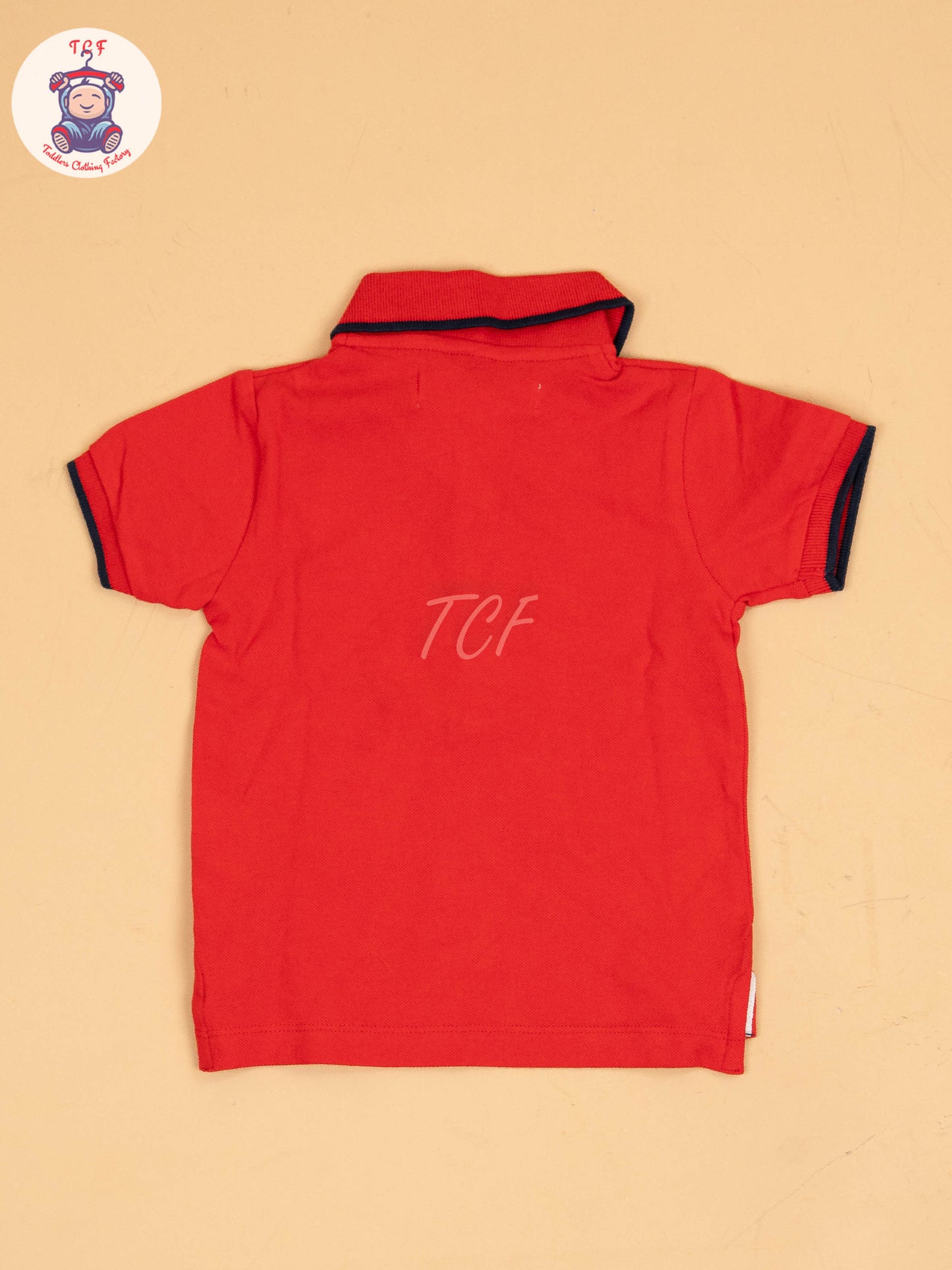 Red - Boys Readymade Collor T-Shirts