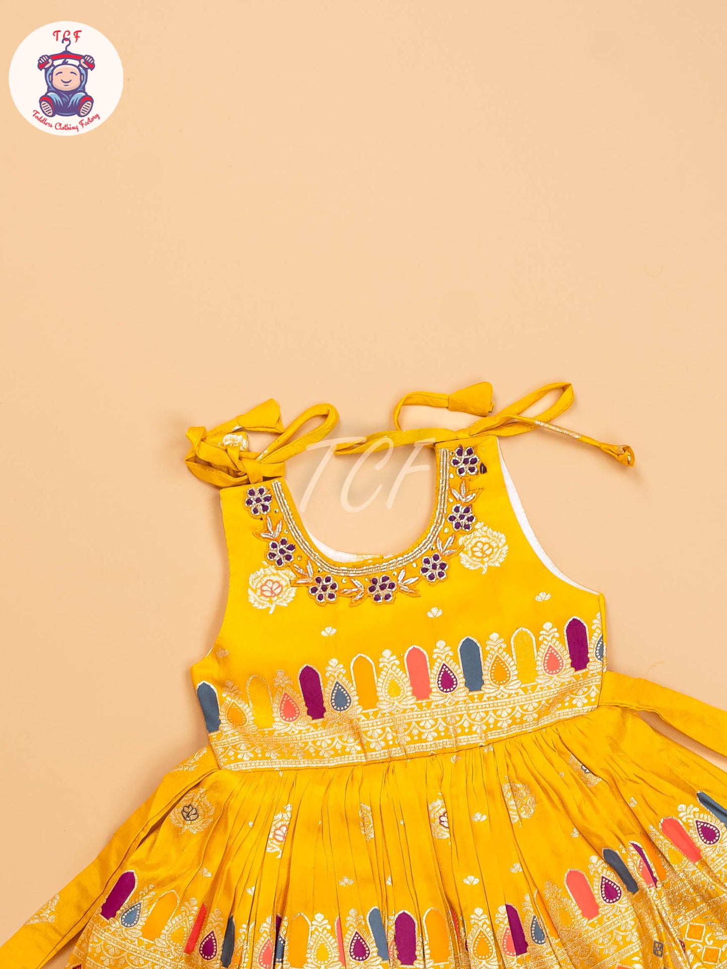 Mango Yellow - Kids Readymade Frocks
