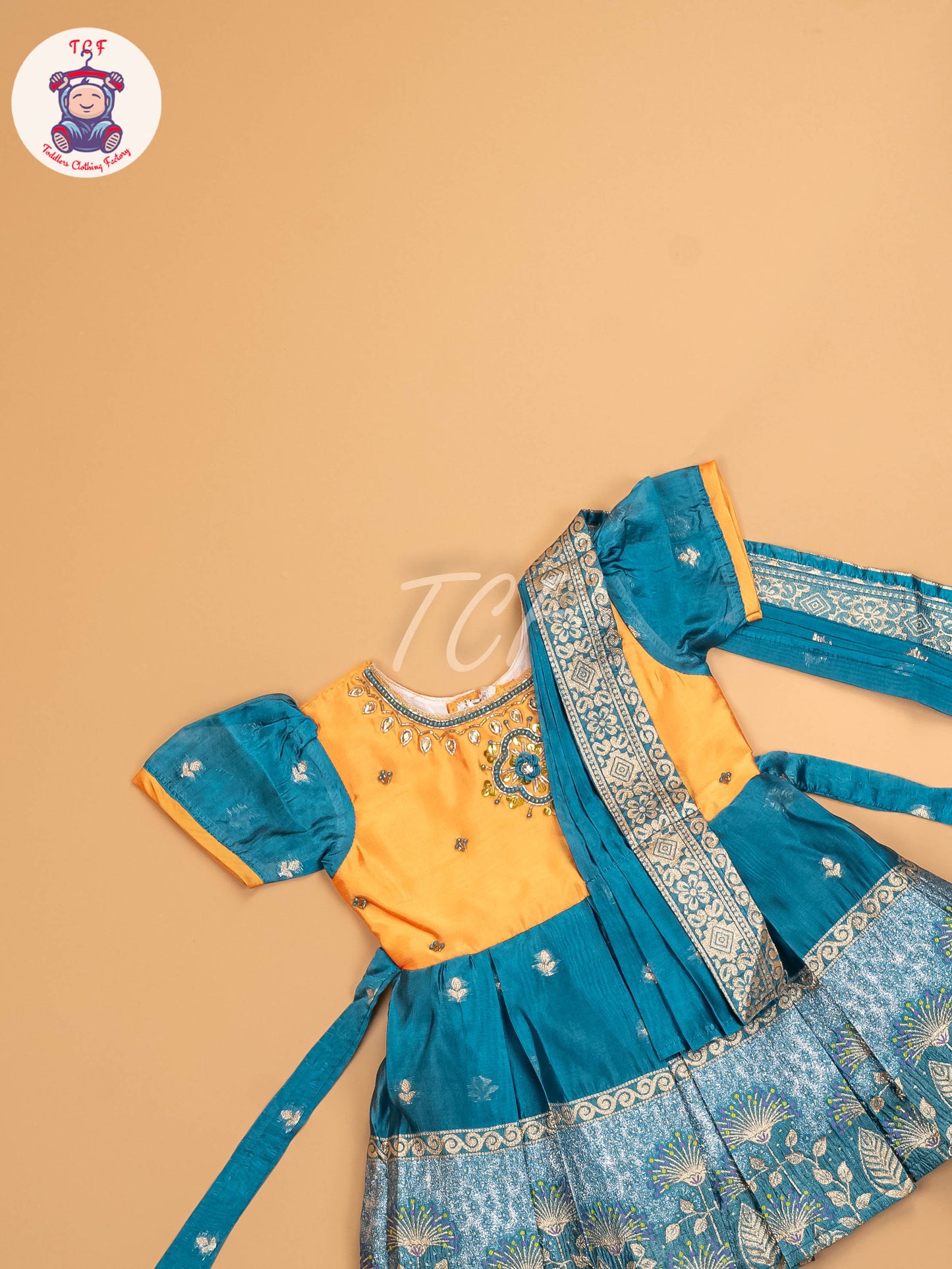 Mustard & Blue - Kids Readymade Frocks