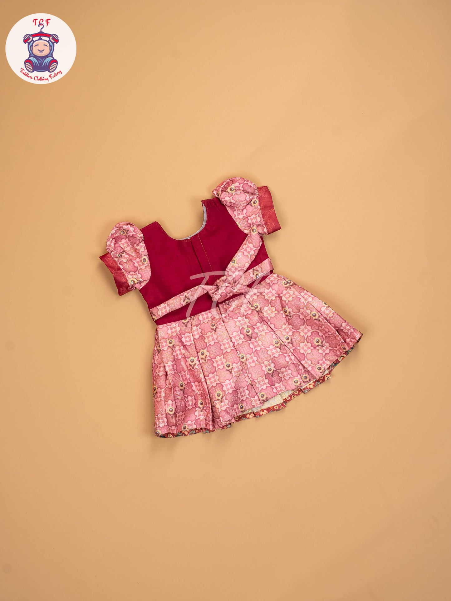 Pink & Baby Pink - Kids Readymade Frocks