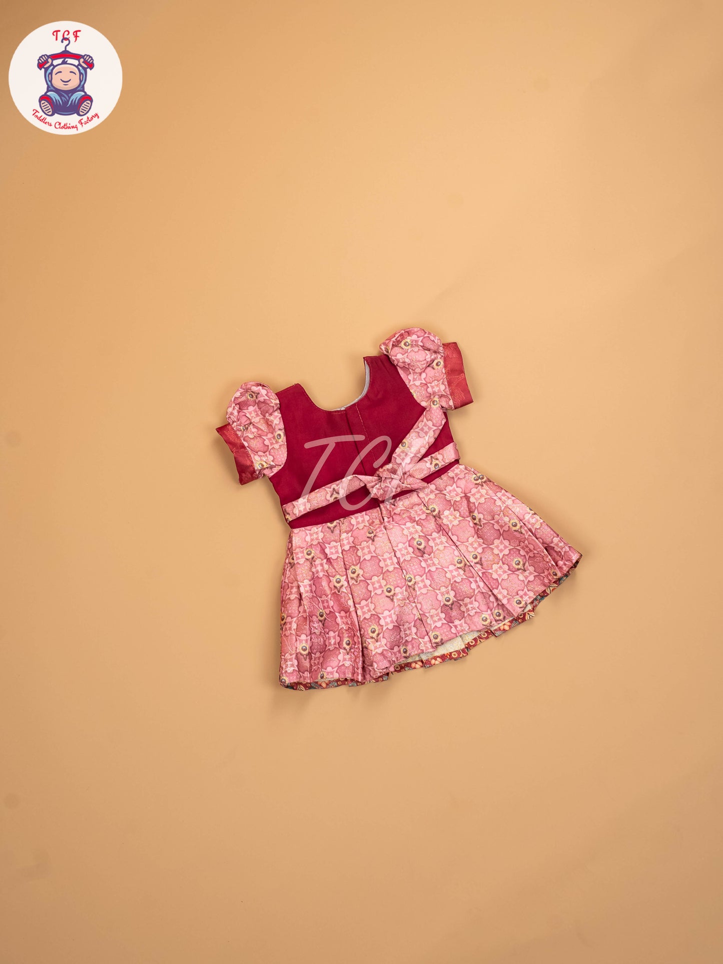 Pink & Baby Pink - Kids Readymade Frocks