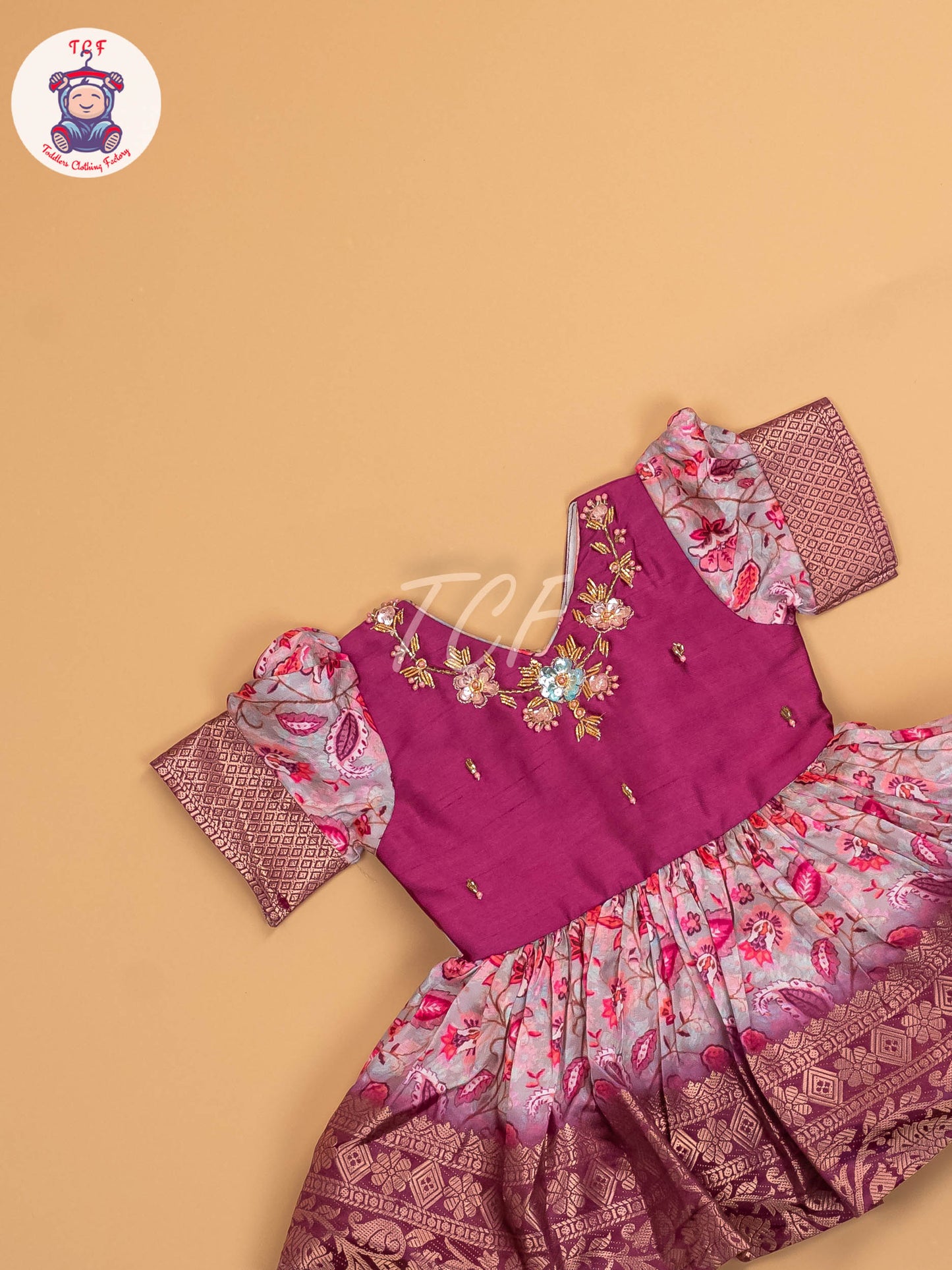 Lavender & Pink - Kids Readymade Frocks