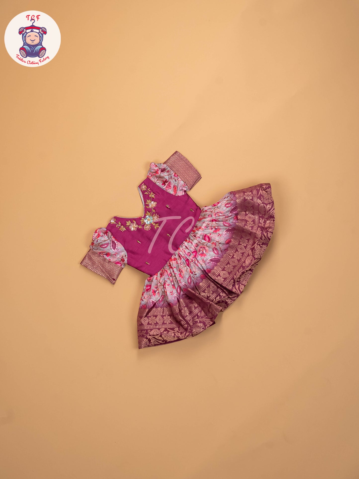 Lavender & Pink - Kids Readymade Frocks