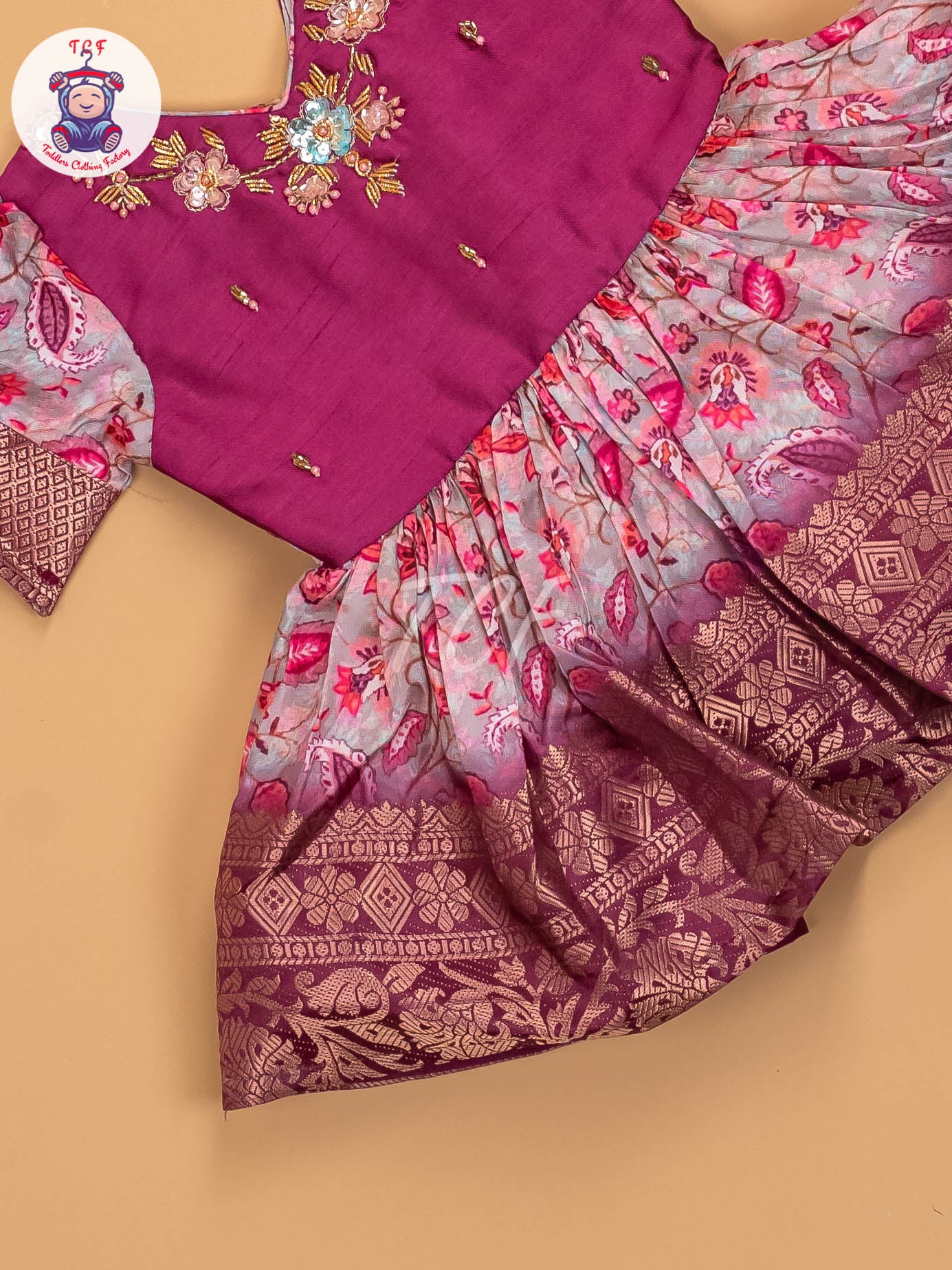 Lavender & Pink - Kids Readymade Frocks