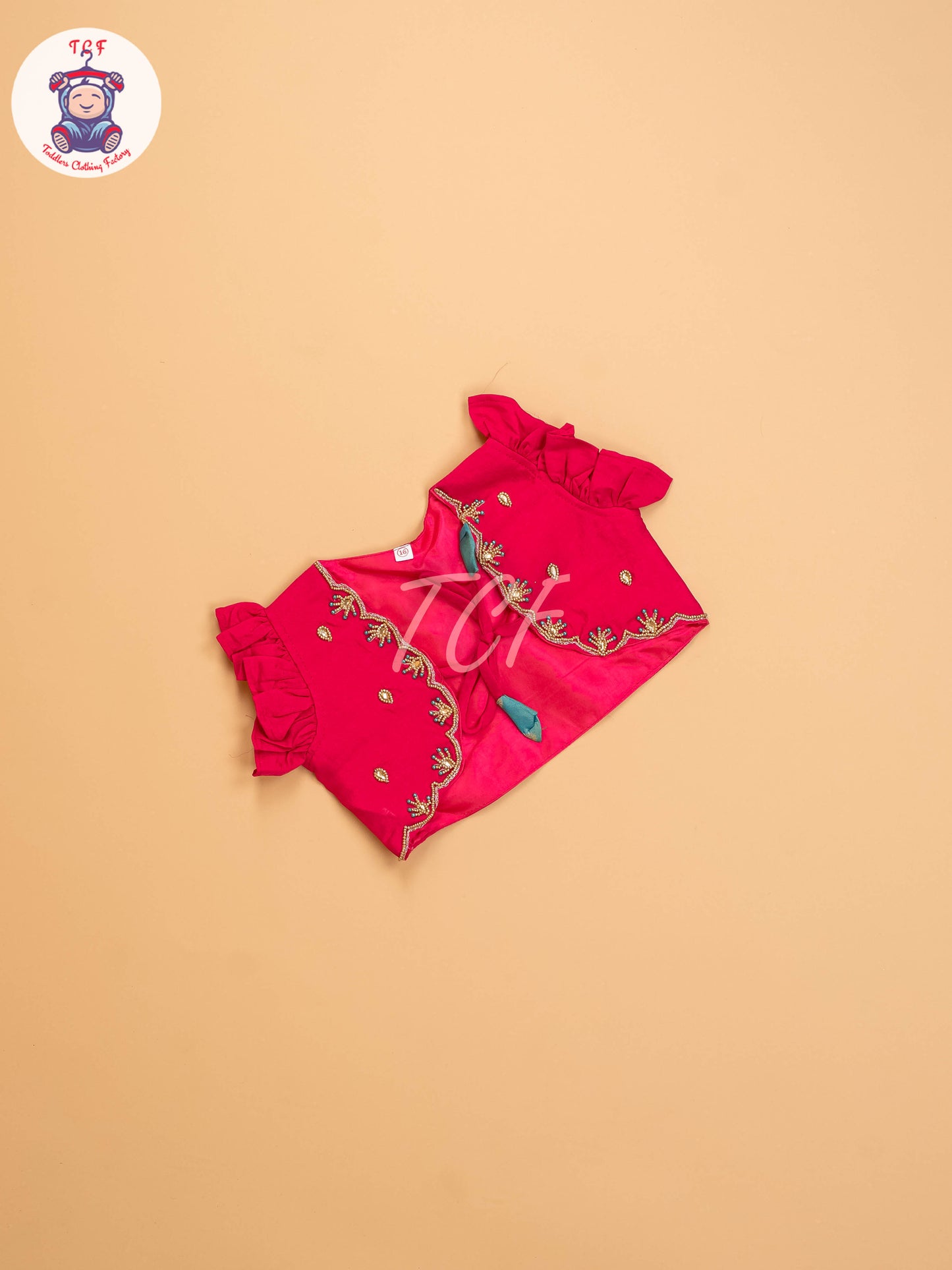 Pink & Greenish - Kids Readymade Frocks