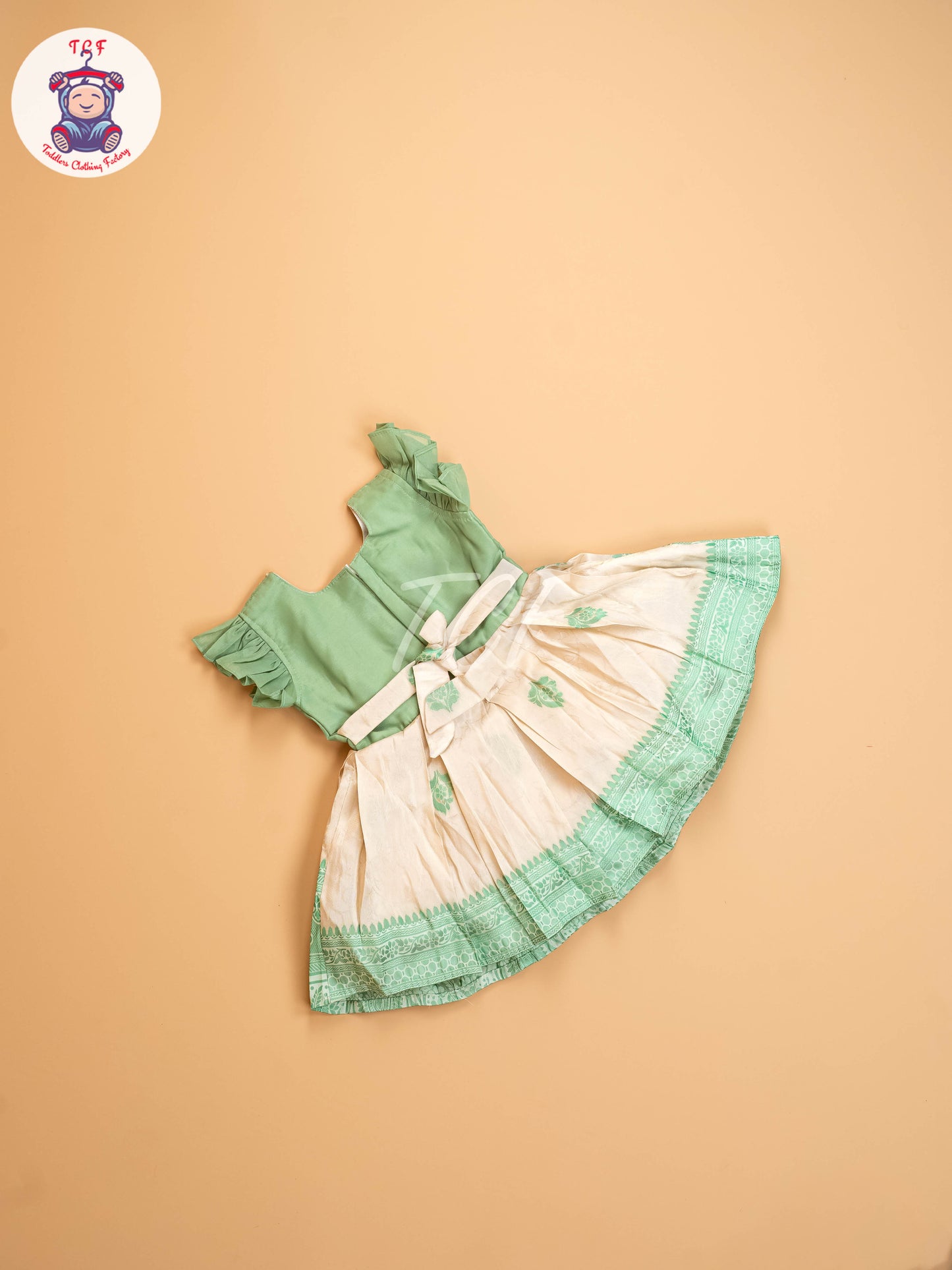 Light Green - Kids Readymade Frocks