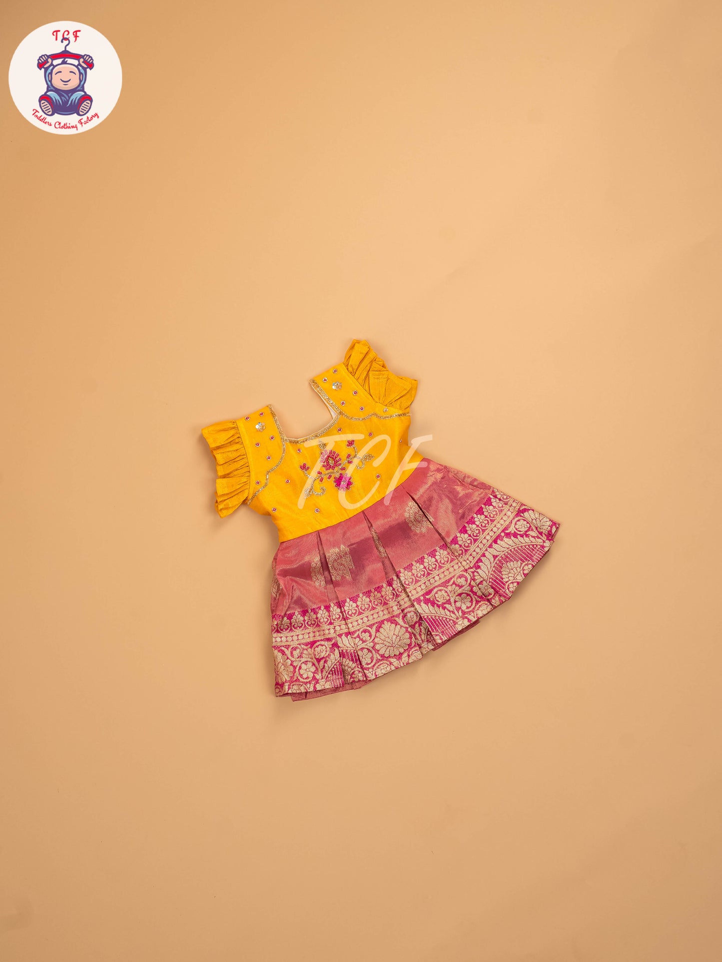 Mustard & Pink - Kids Readymade Frocks