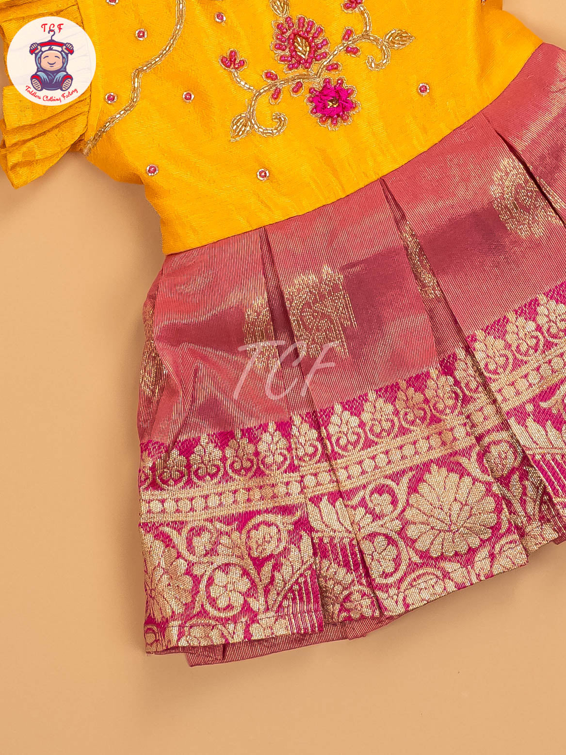 Mustard & Pink - Kids Readymade Frocks