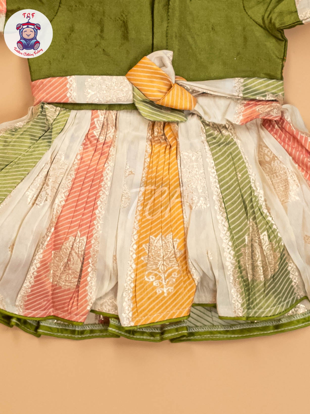 Green - Kids Readymade Frocks