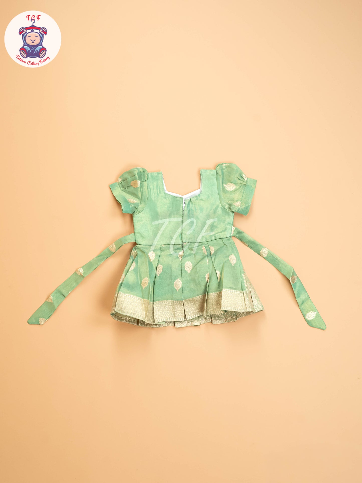 Light Green - Kids Readymade Frocks