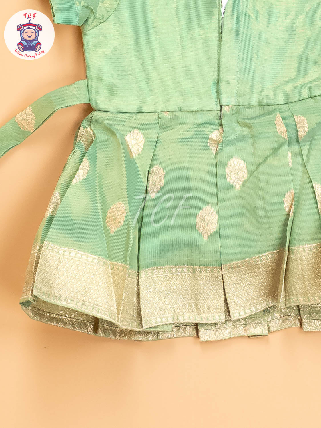 Light Green - Kids Readymade Frocks