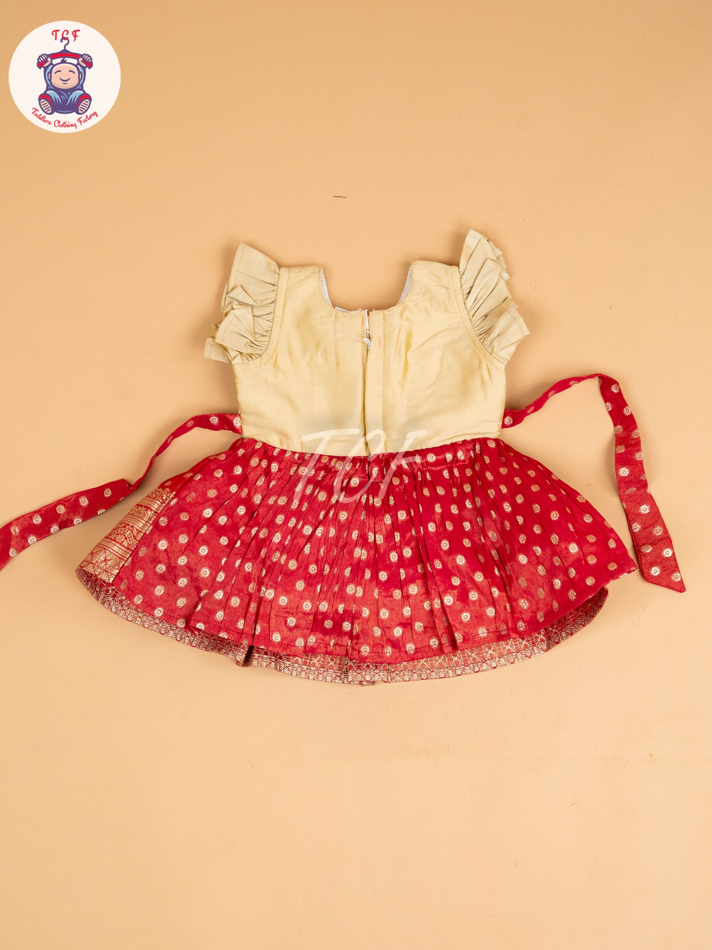 Sandal & Pink - Kids Readymade Frocks