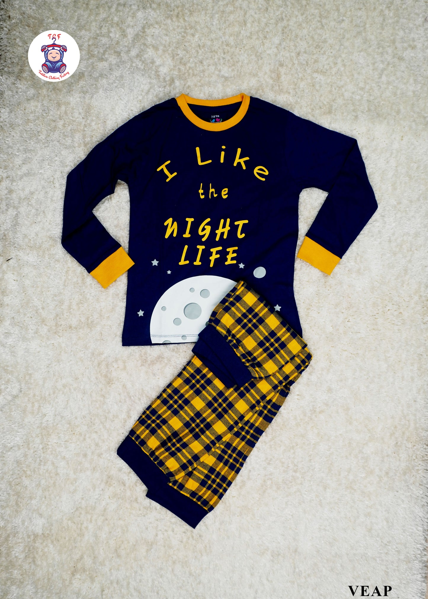 Blue & Yellow - Boys Night Wear
