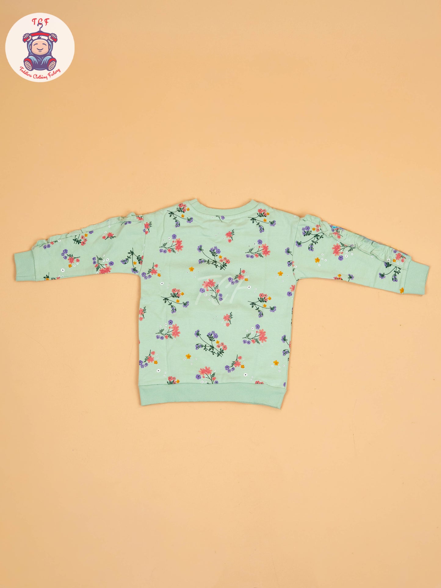 Pista Green - Floral Sweat shirt