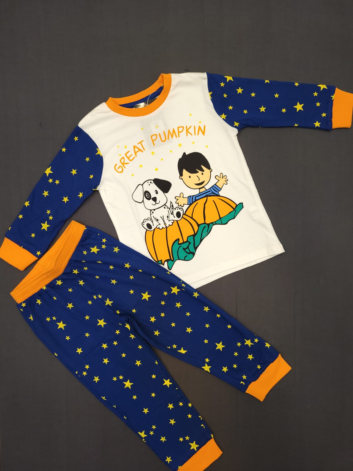 White & Blue - Boys Night Wear