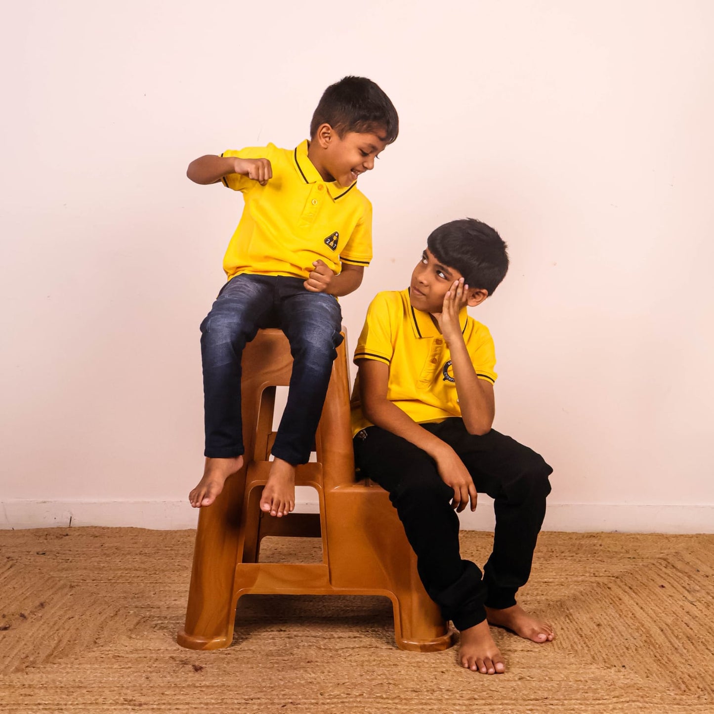 Boys Polo T-shirt Yellow