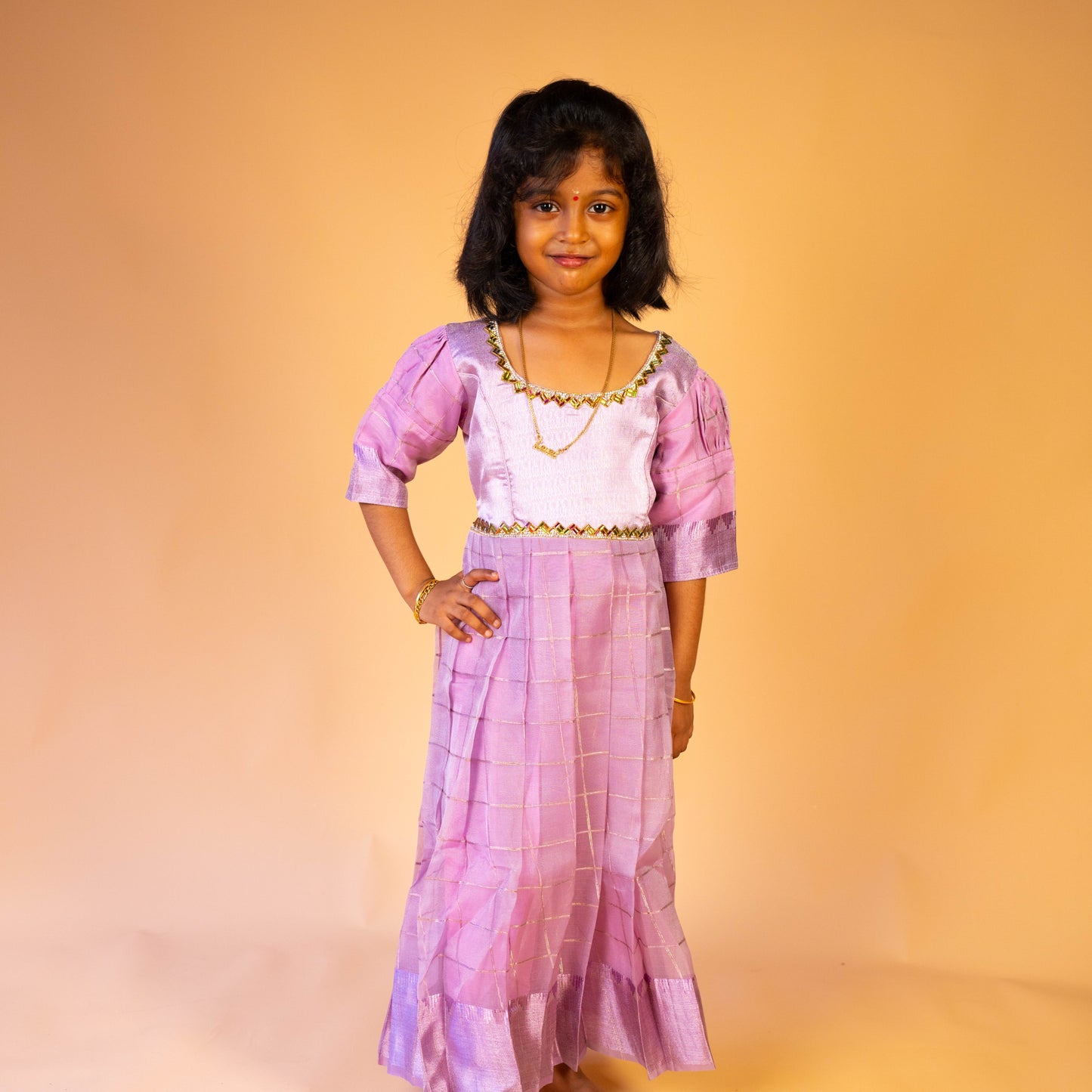 Lavender - Long Frock