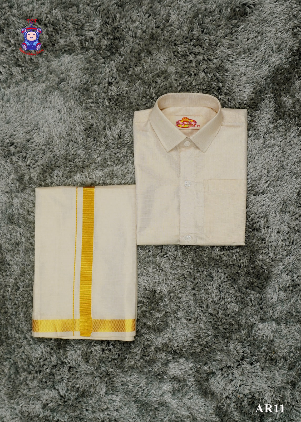 Gold - Kids Welcro Vesti Shirt
