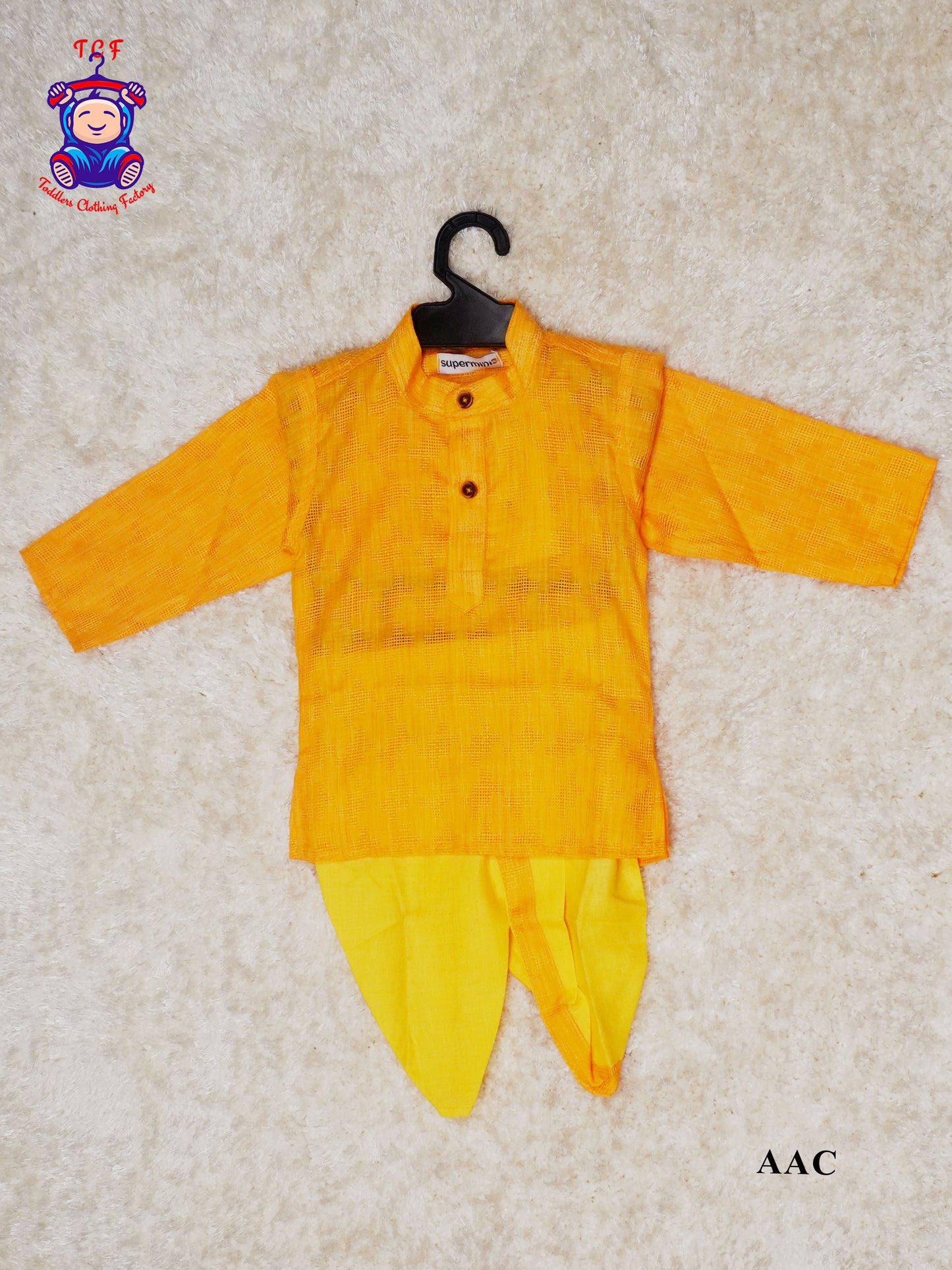 Mango Yellow - Boys Dhoti Kurta Sets