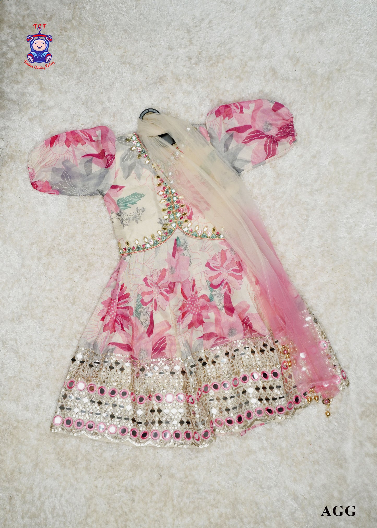 Baby Pink Semi - Leghanga Choli