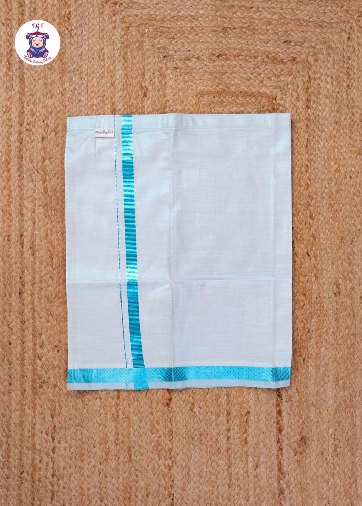 Aandha Blue - Boys Readymade Dhotis & Shirts