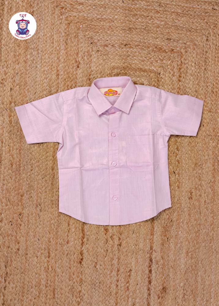 Pink - Boys Readymade Dhotis & Shirts