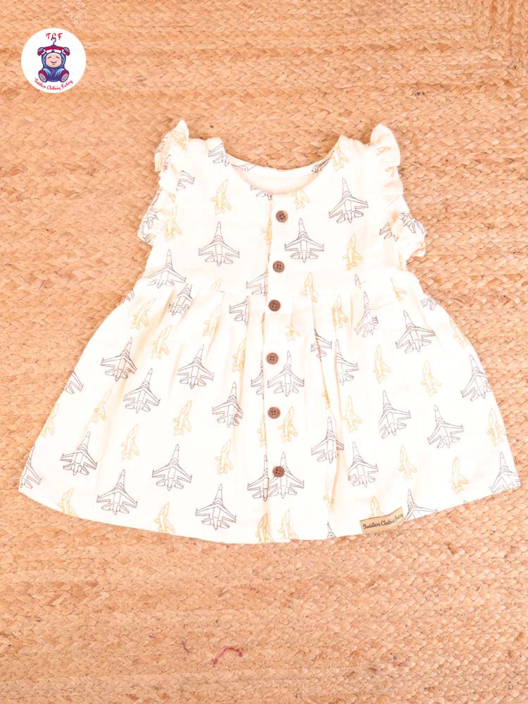 Rocket - Girls Readymade Muslin Frocks