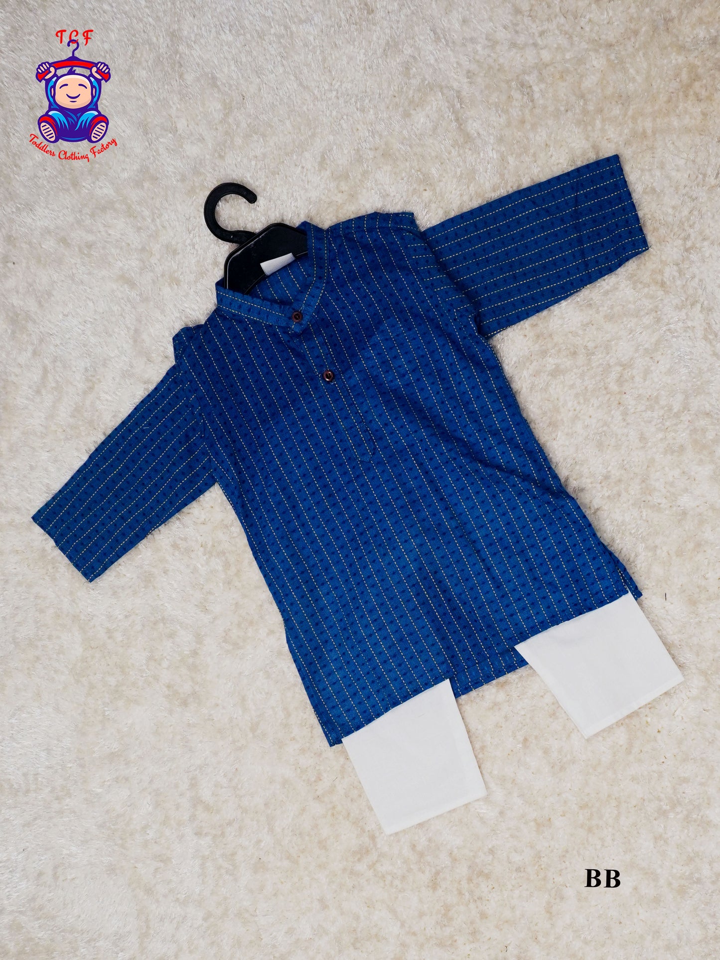 Blue & White - Boys Kurta Sets