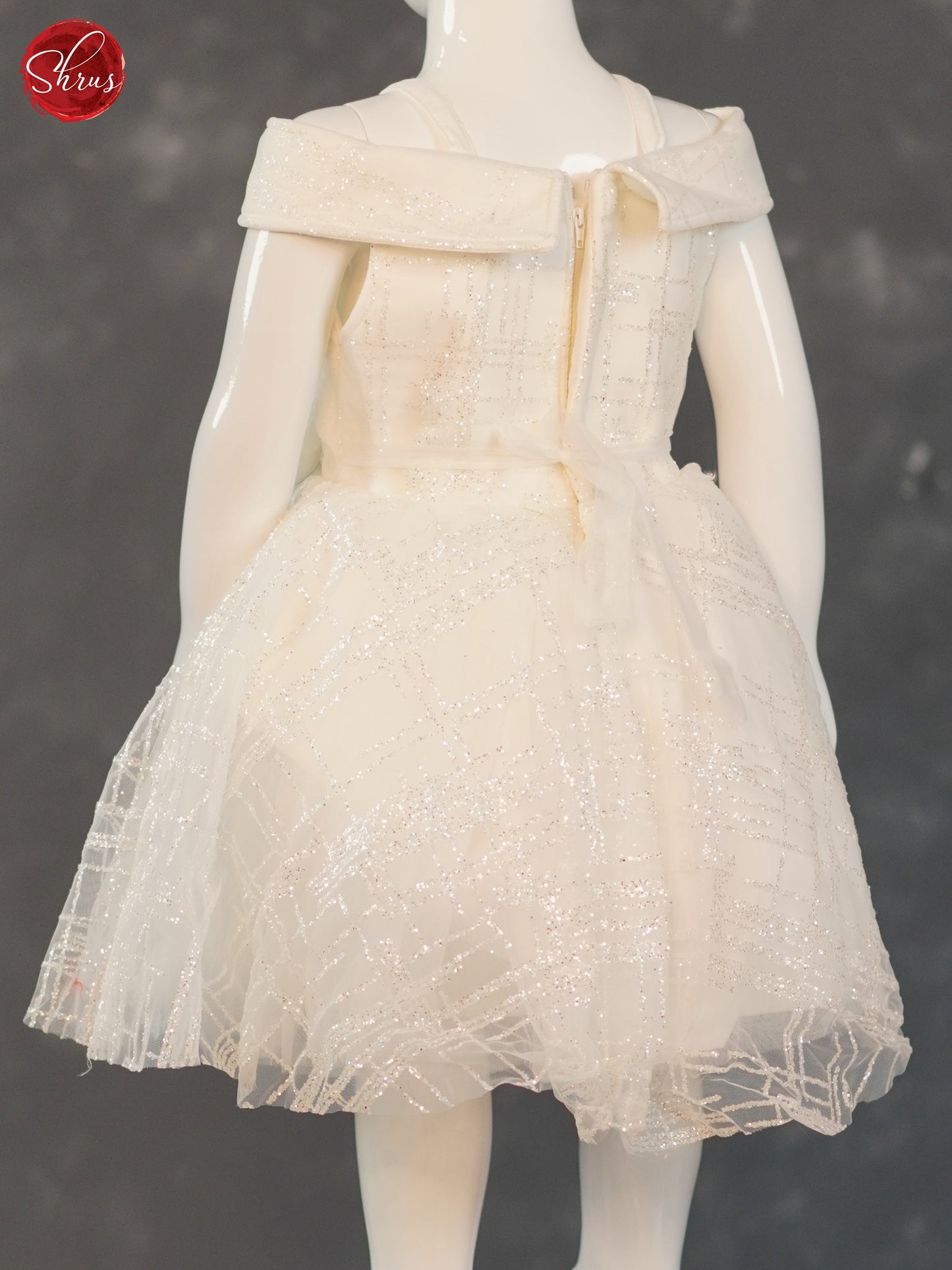 White - Party Wear Kids Frock - Shop on ShrusEternity.com