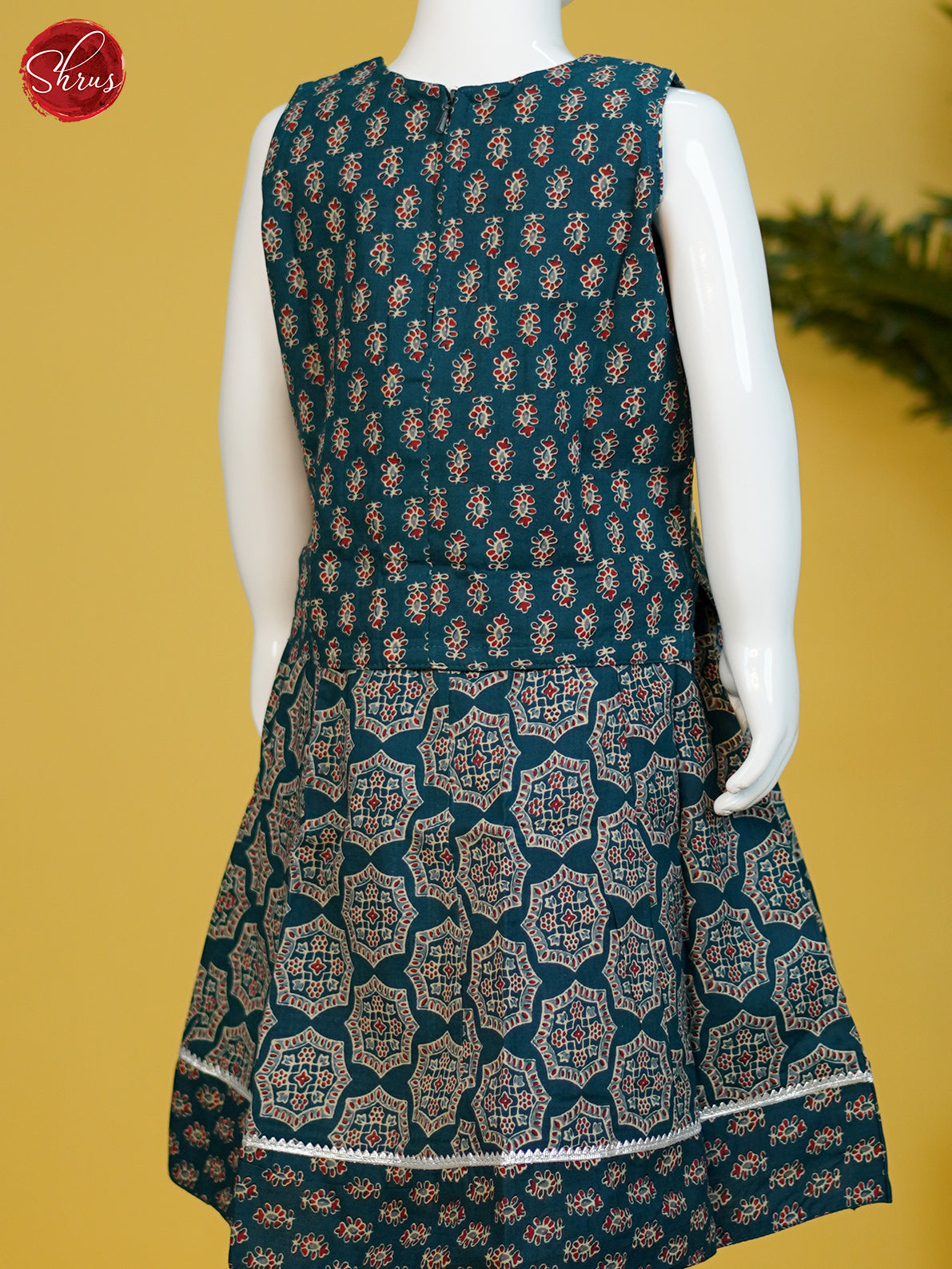 Blue - Readymade Kids Pavadai - Shop on ShrusEternity.com