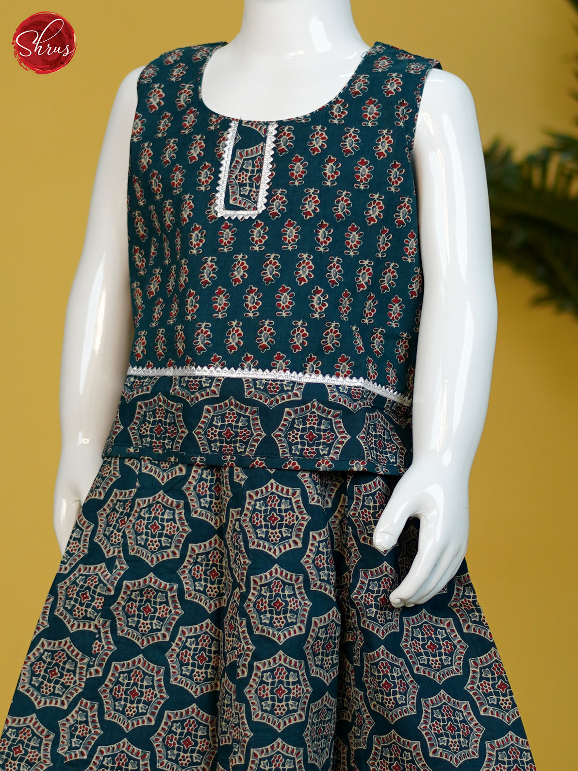 Blue - Readymade Kids Pavadai - Shop on ShrusEternity.com
