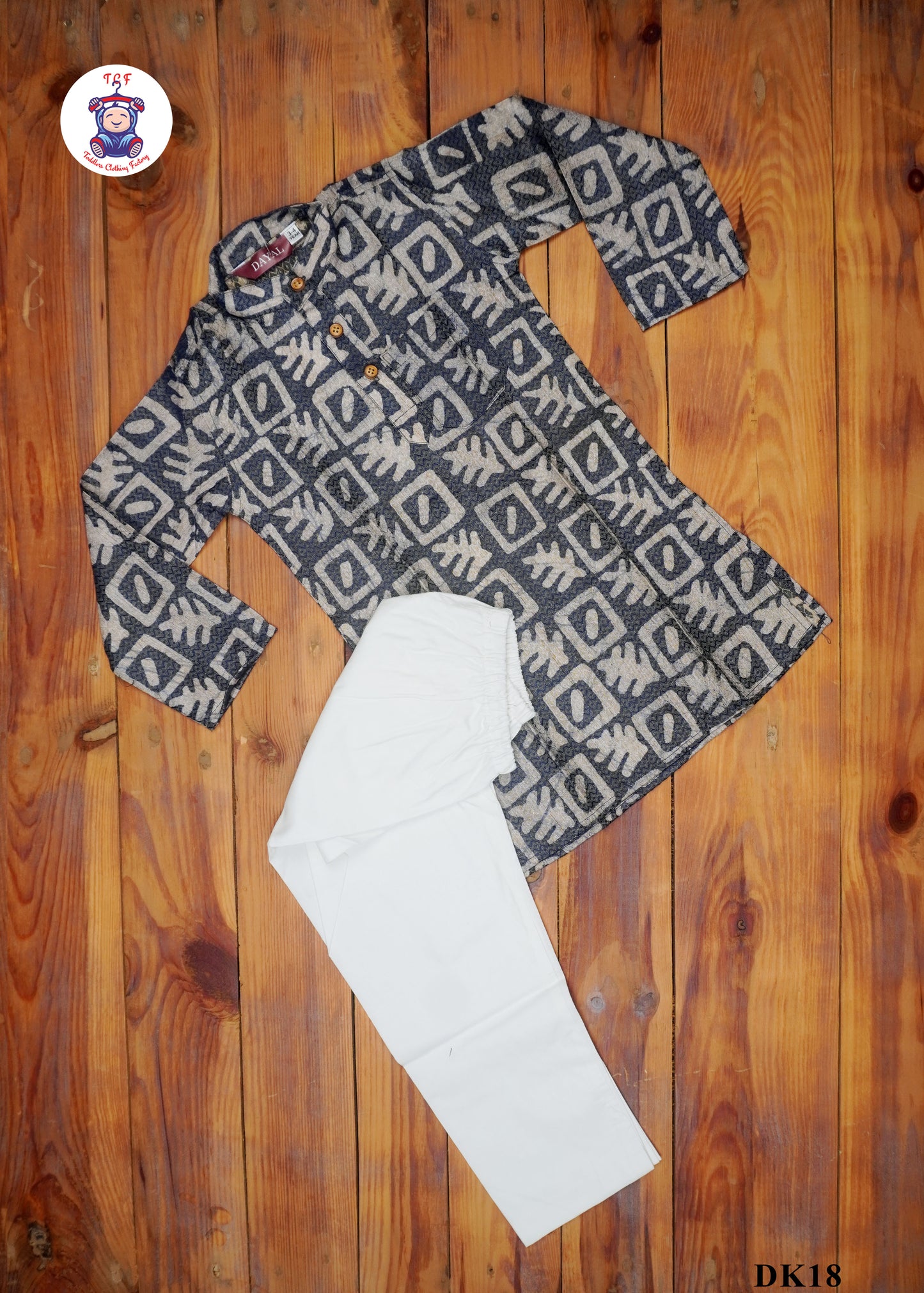 Light Lavender & White - Boys Readymade Kurta Sets