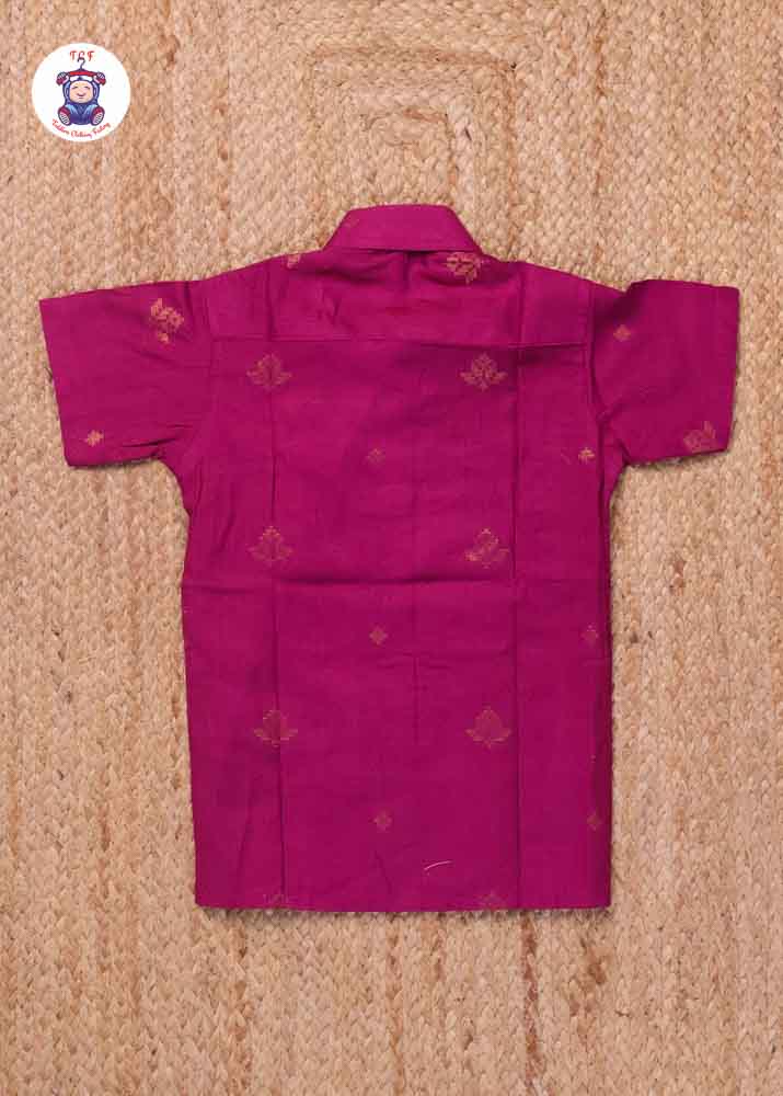 Magenta - Silk Cotton Shirt