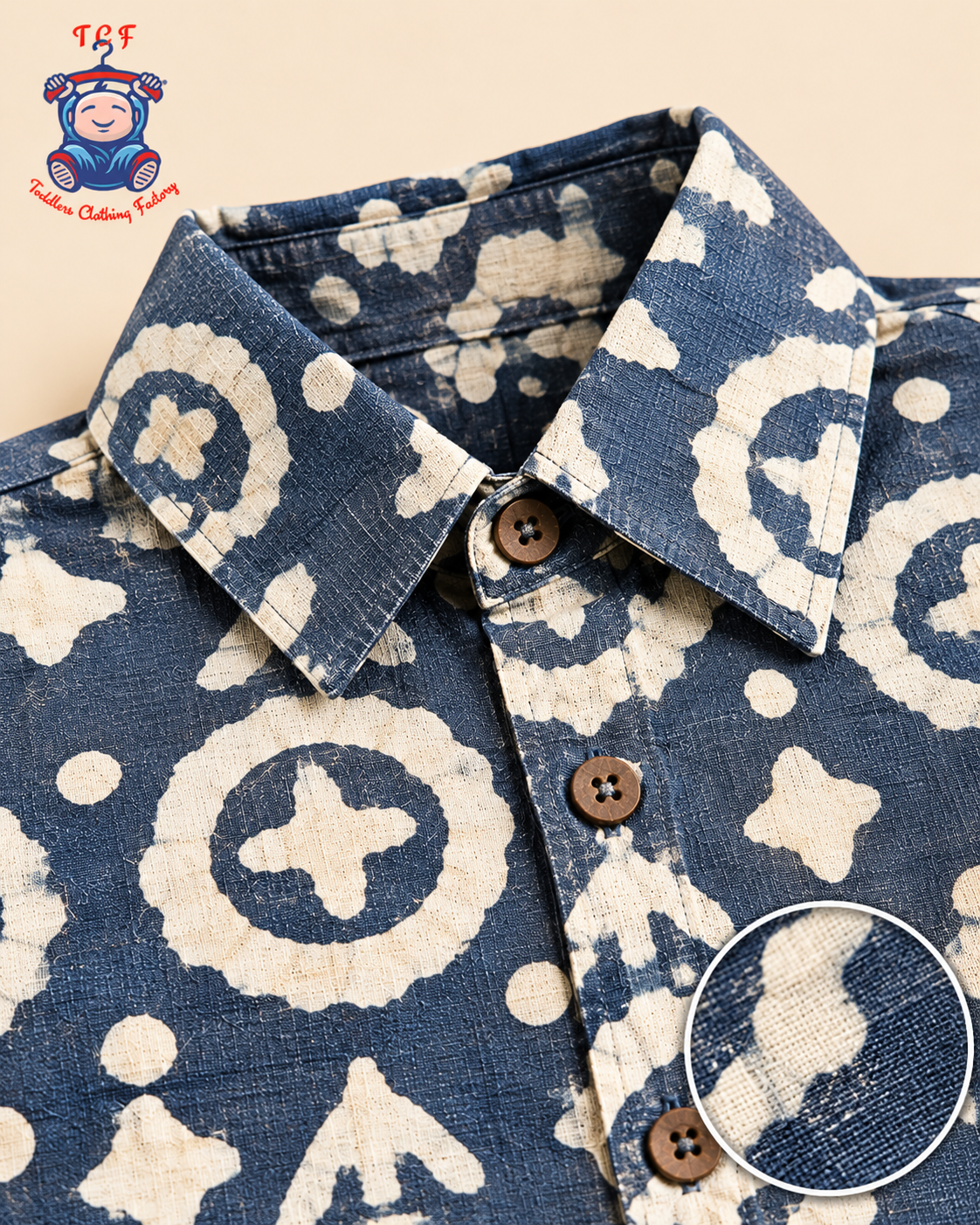Grey & Beige - Boys Readymade Bhatik Shirts