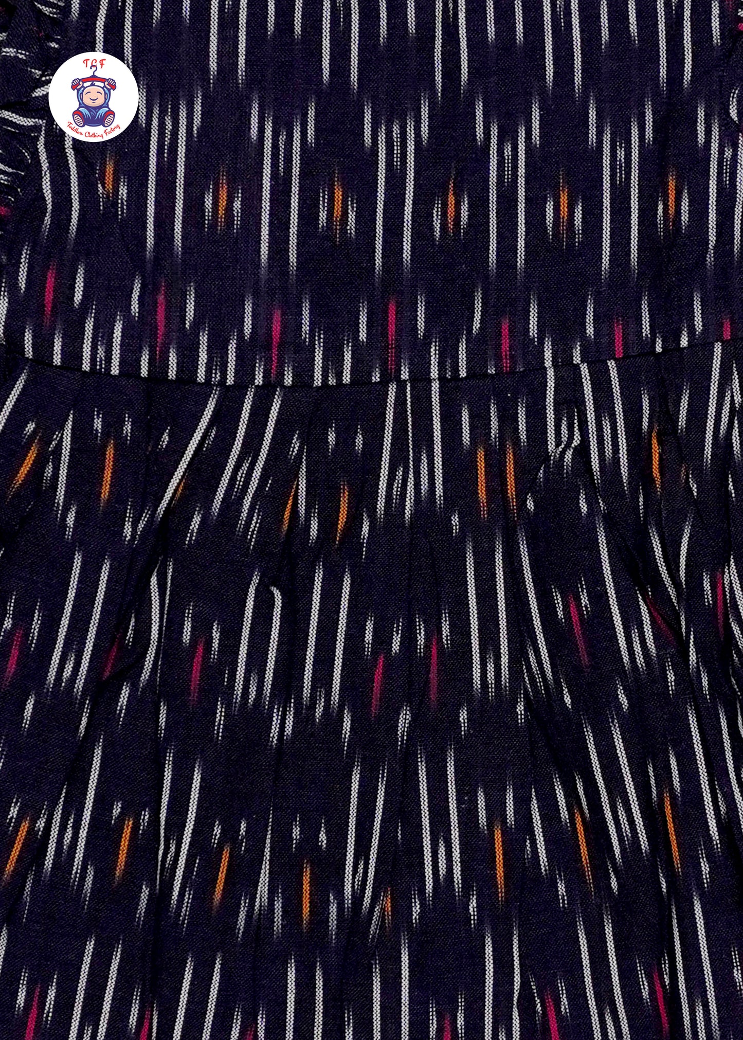 Purple - Girls Readymade Ikat Frocks