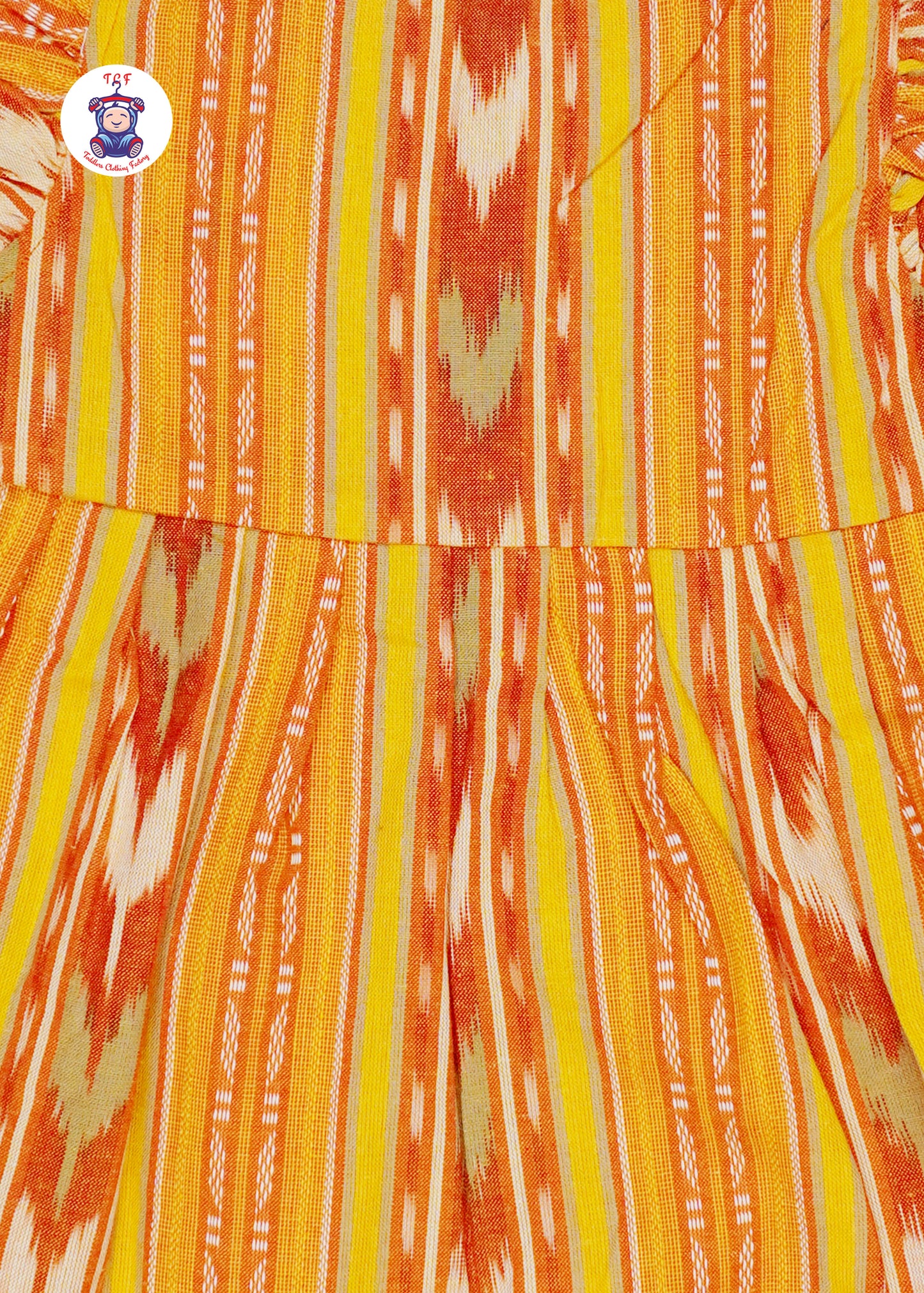Mustard - Girls Readymade Ikat Frocks