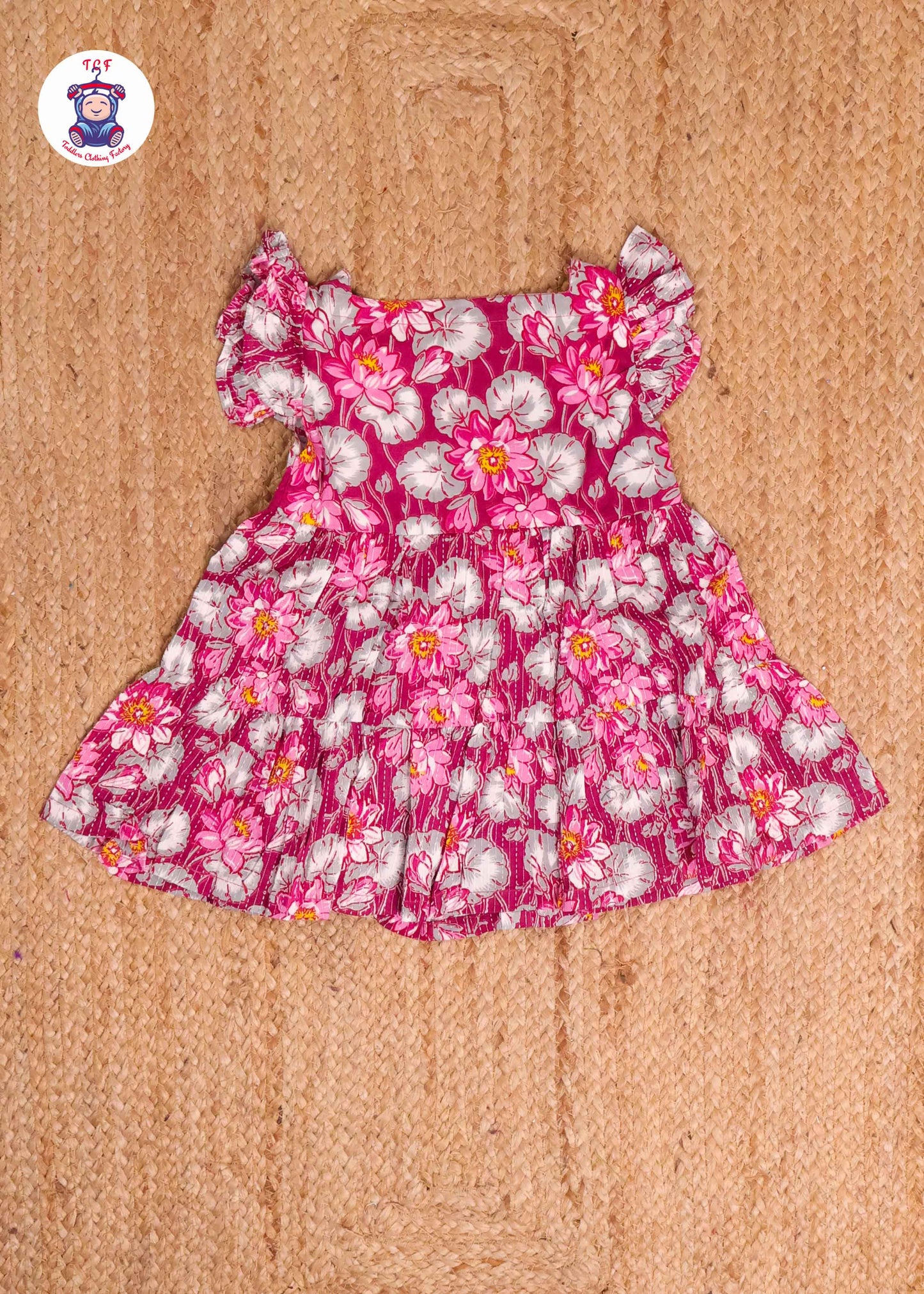 Magenta - Girls Readymade Jaipuri Frocks