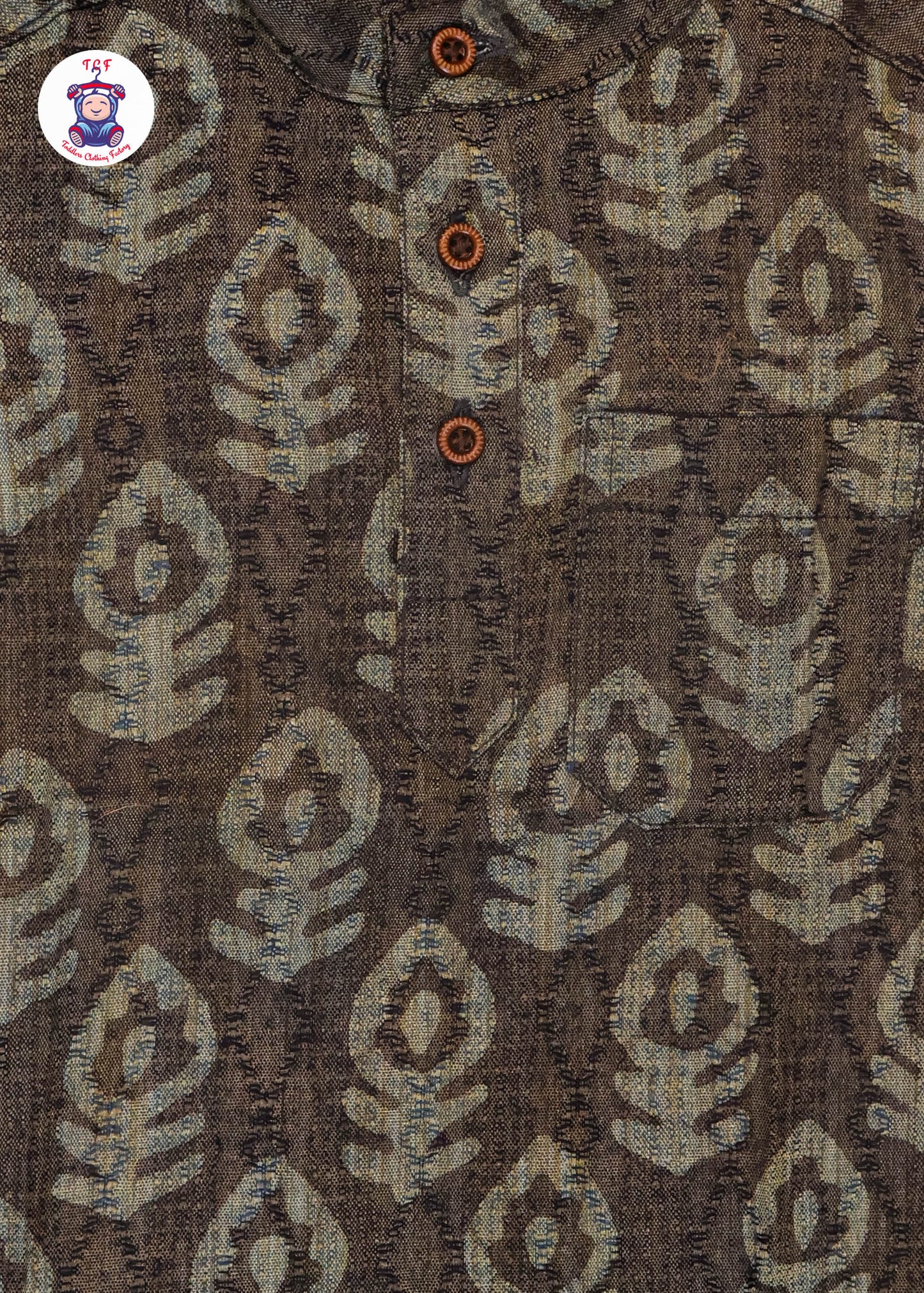 Lite Brown & Beige - Boys Readymade Kurtas