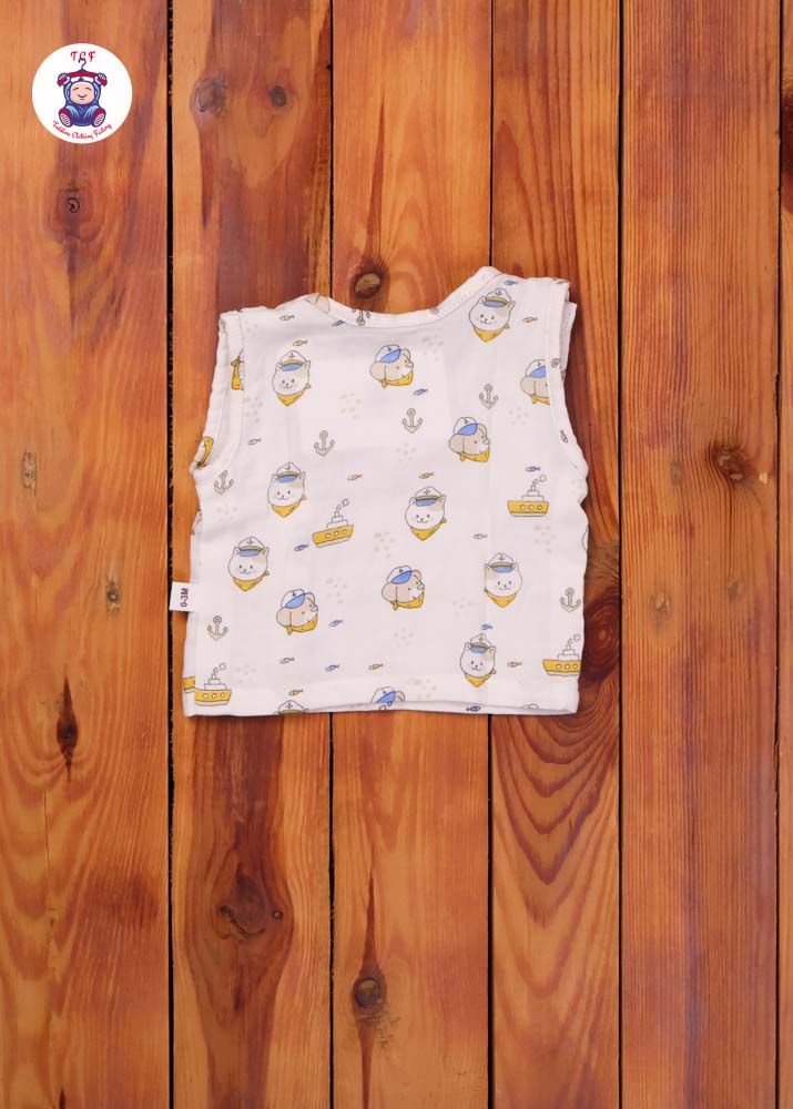 Cream Kitty - Unisex Muslin Jabla