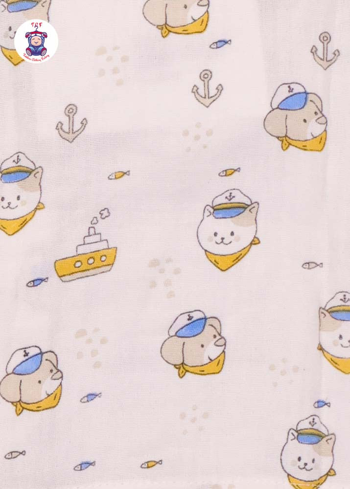 Cream Kitty - Unisex Muslin Jabla