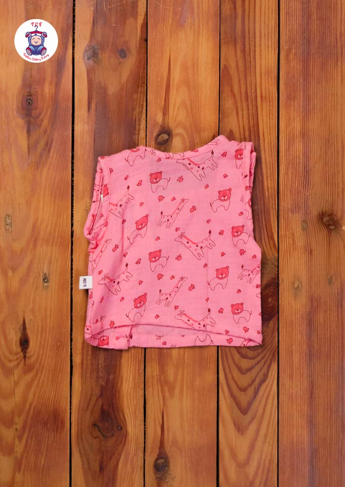 Lion & Giraffe - Unisex Muslin Jabla